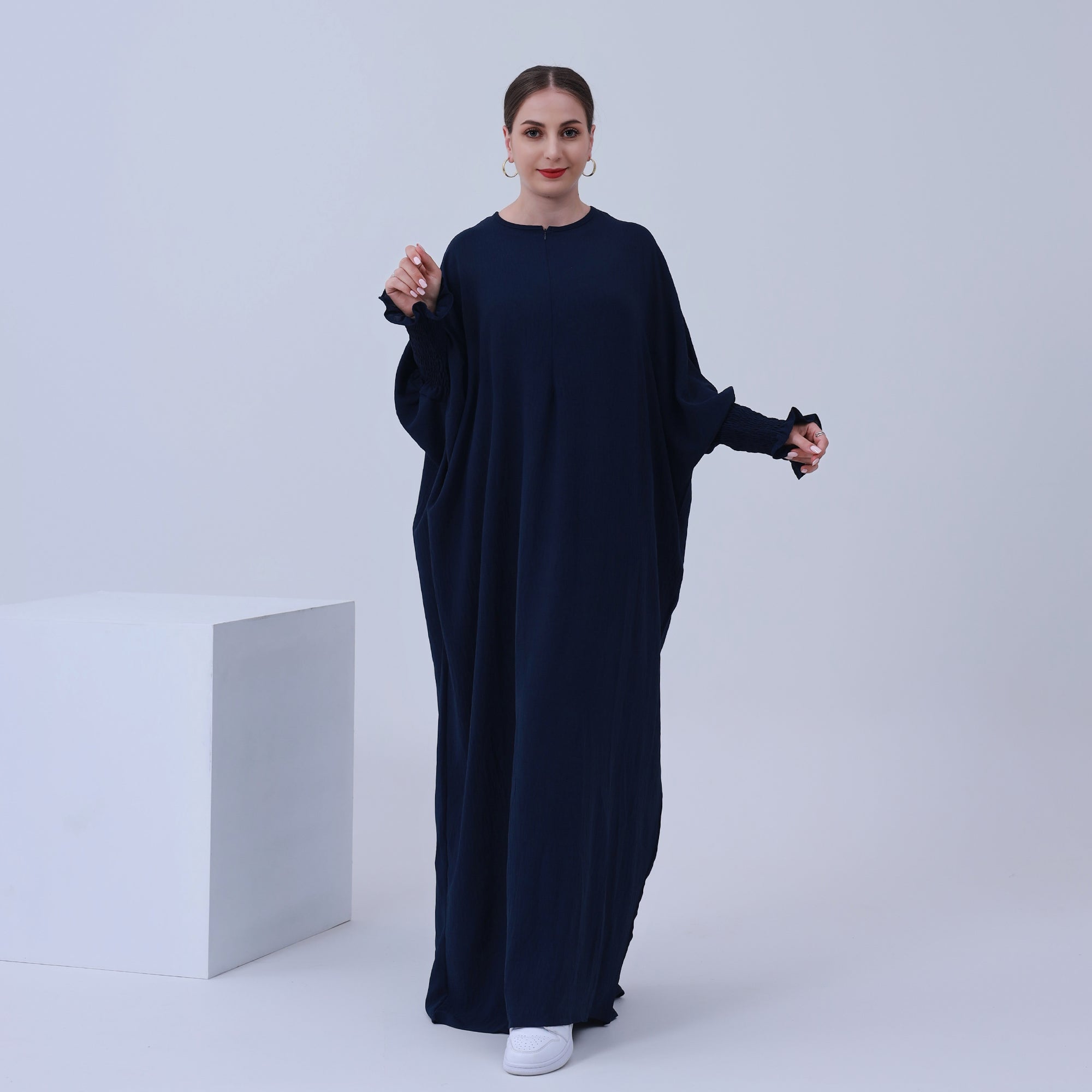 Amaya Navy Blue Women's Casual Outfit Set - Stylish & Comfortable 2-Piece Lounge Wear for Home, Travel & Everyday Wear