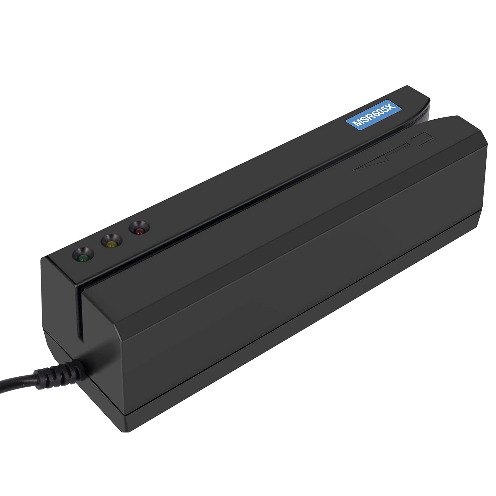 MSR605X USB Magnetic Card Reader Writer Swipe Encoder - 3 Tracks with 10 Blank Cards - Compatible with Windows & Mac OS (MSR206 MSR605) - Ideal for Hotel Key Cards, Membership Cards & Access Control Systems