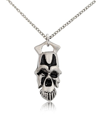 Gothic Skull-7-Pewter-Chain