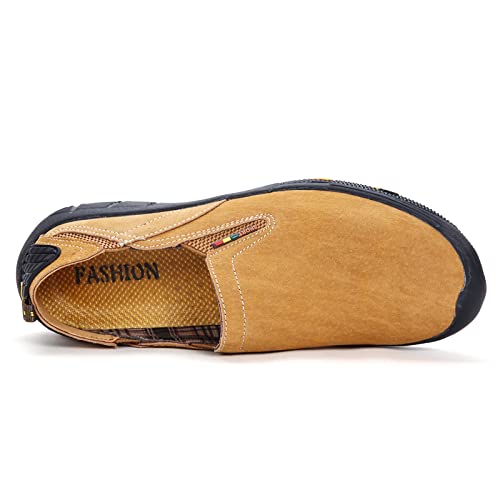 **Eliogn Men's Slip-On Hiking Loafers – Comfortable Non-Slip Outdoor Walking Shoes for Men – Perfect for Casual Sports, Travel & Daily Wear**