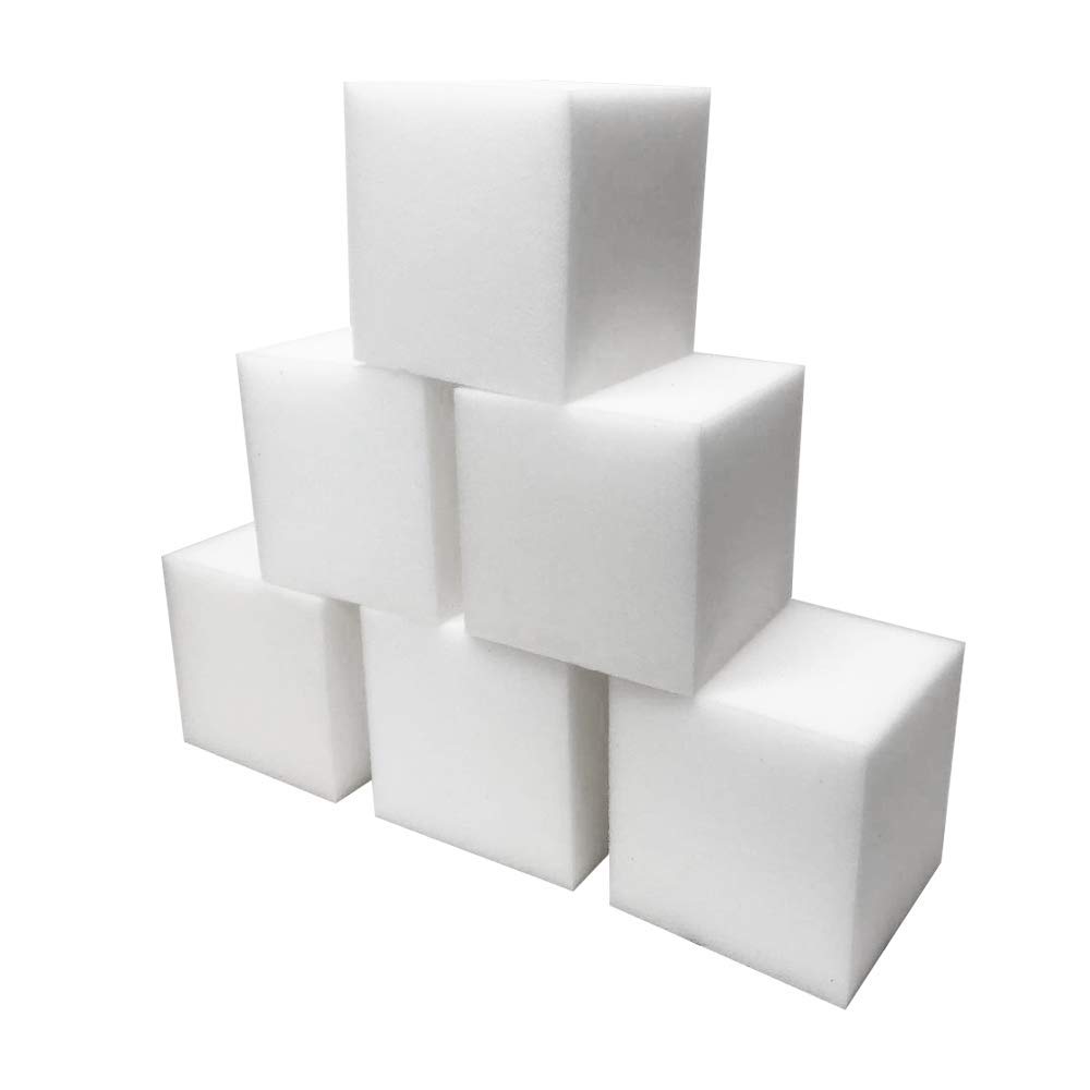 Foamma White Foam Pit Cubes 4” x 4” x 4” - 100 Pack High-Density Gym Foam Blocks for Gymnastics, Parkour, Freerunning, Skateboard Parks, BMX & Trampoline Arenas - Perfect for Safety Padding, Crash Mats and Training Equipment