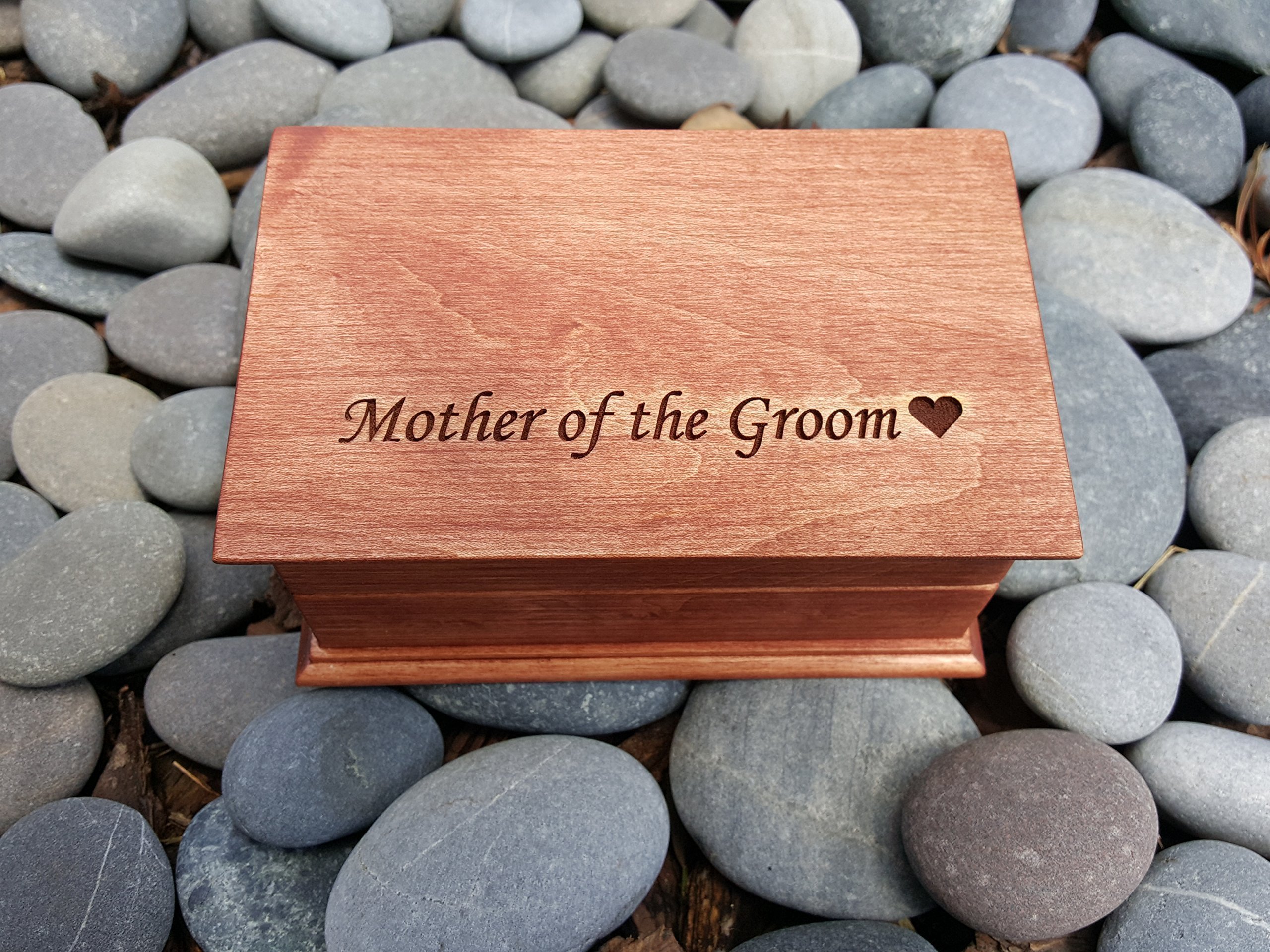 Handmade Custom Music Jewelry Box - Personalized Gift for Mom, Mother of the Groom, Bridal Shower - Perfect for Wedding, Anniversary & Special Occasions