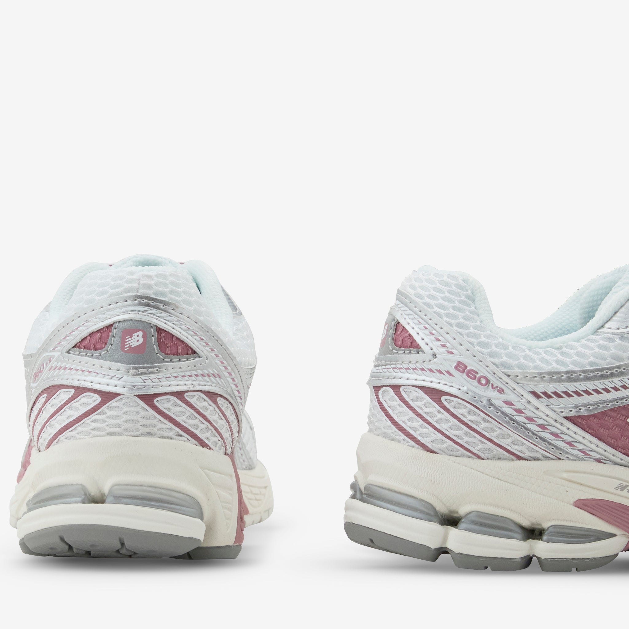 New Balance 860v2 Running Shoes for Women - Rosewood & Orb Pink Reflective Design | Lightweight Cushioned Sneakers for Jogging, Gym & Daily Wear