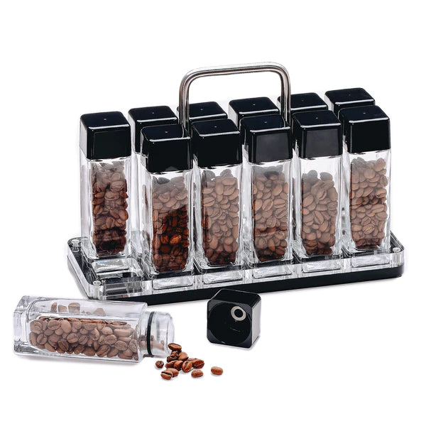 Premium Normcore Coffee Bean Storage Canisters - Airtight Containers for Fresh Coffee Beans at Home, Office, or Cafe Use