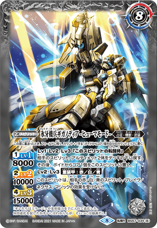 BS57 034 TR Ice Fang Machine Beast Giganodia & Ice Fang Machine Soldier Giganodia Huma Mode - Collectible Action Figure for Anime Fans and Model Enthusiasts | Perfect for Display, Gaming Battles and Cosplay Props