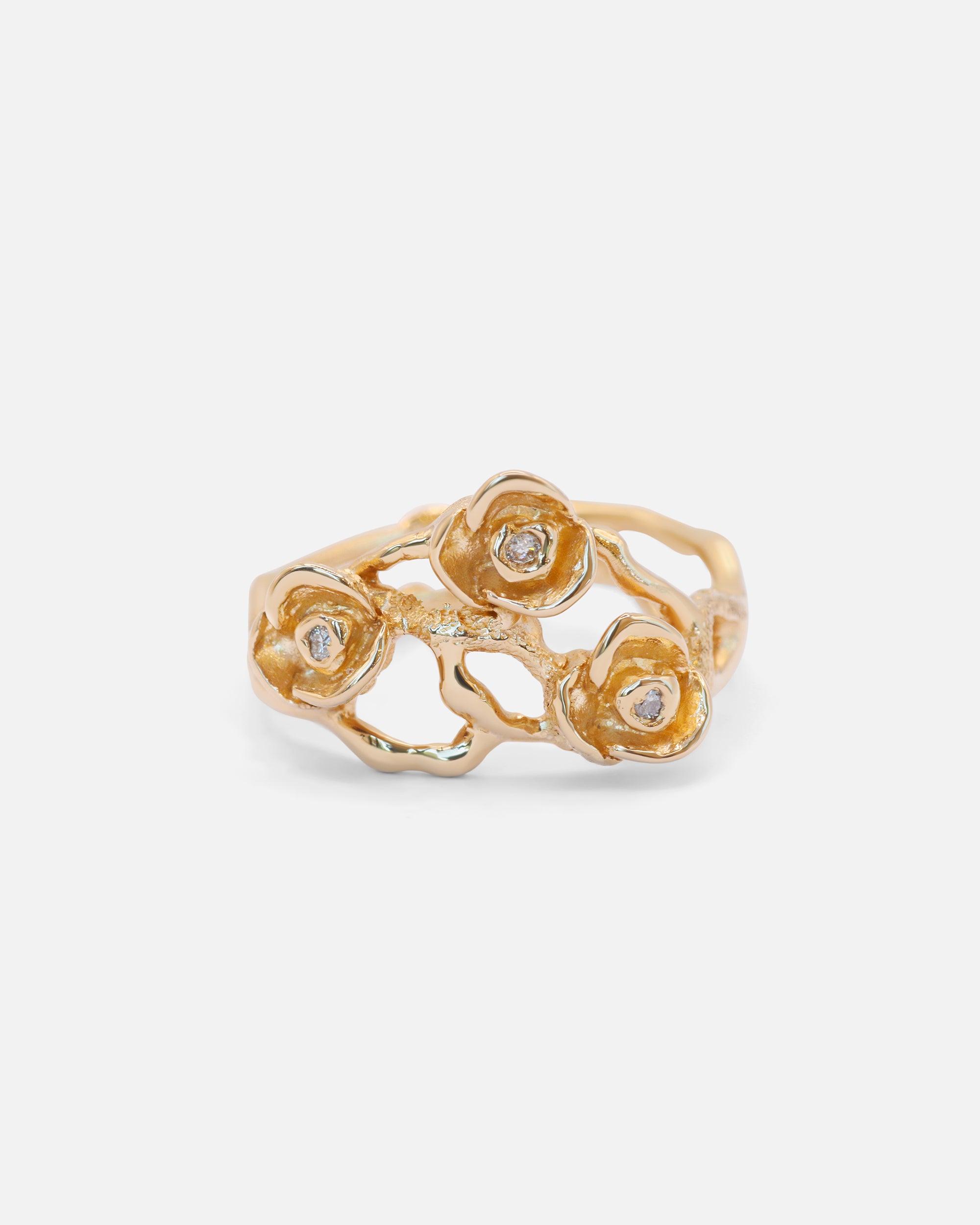 Rose Water Ring - Elegant Floral Jewelry for Women, Perfect for Weddings, Anniversaries & Romantic Gifts | Hypoallergenic & Comfort Fit