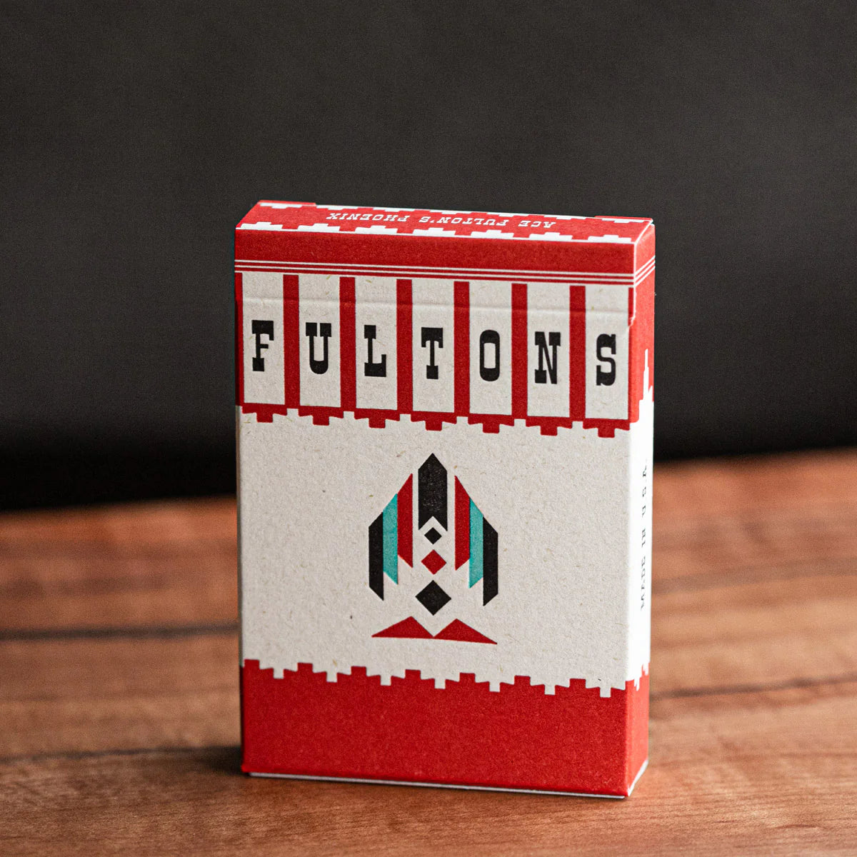 Ace Fulton's Phoenix Casino (Arizona Red) Playing Cards - Premium Poker Cards for Casino Nights, Poker Tournaments & Card Magic Tricks - Perfect for Game Nights, Gambling & Professional Cardistry