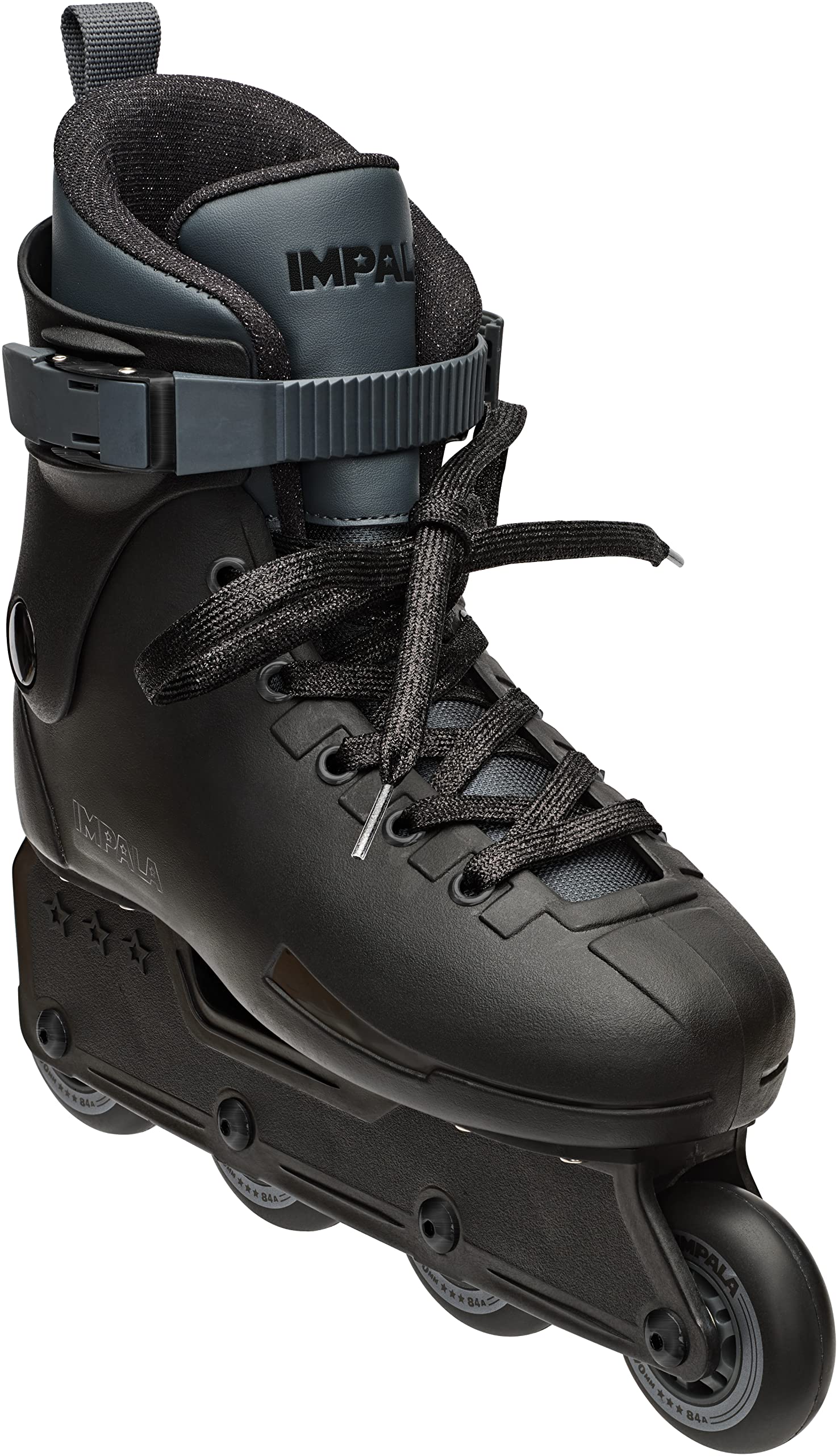 Impala Lightspeed Inline Skates for Adults - Black Rollerblades for Fitness, Outdoor & Indoor Skating - Perfect for Beginners & Advanced Skaters