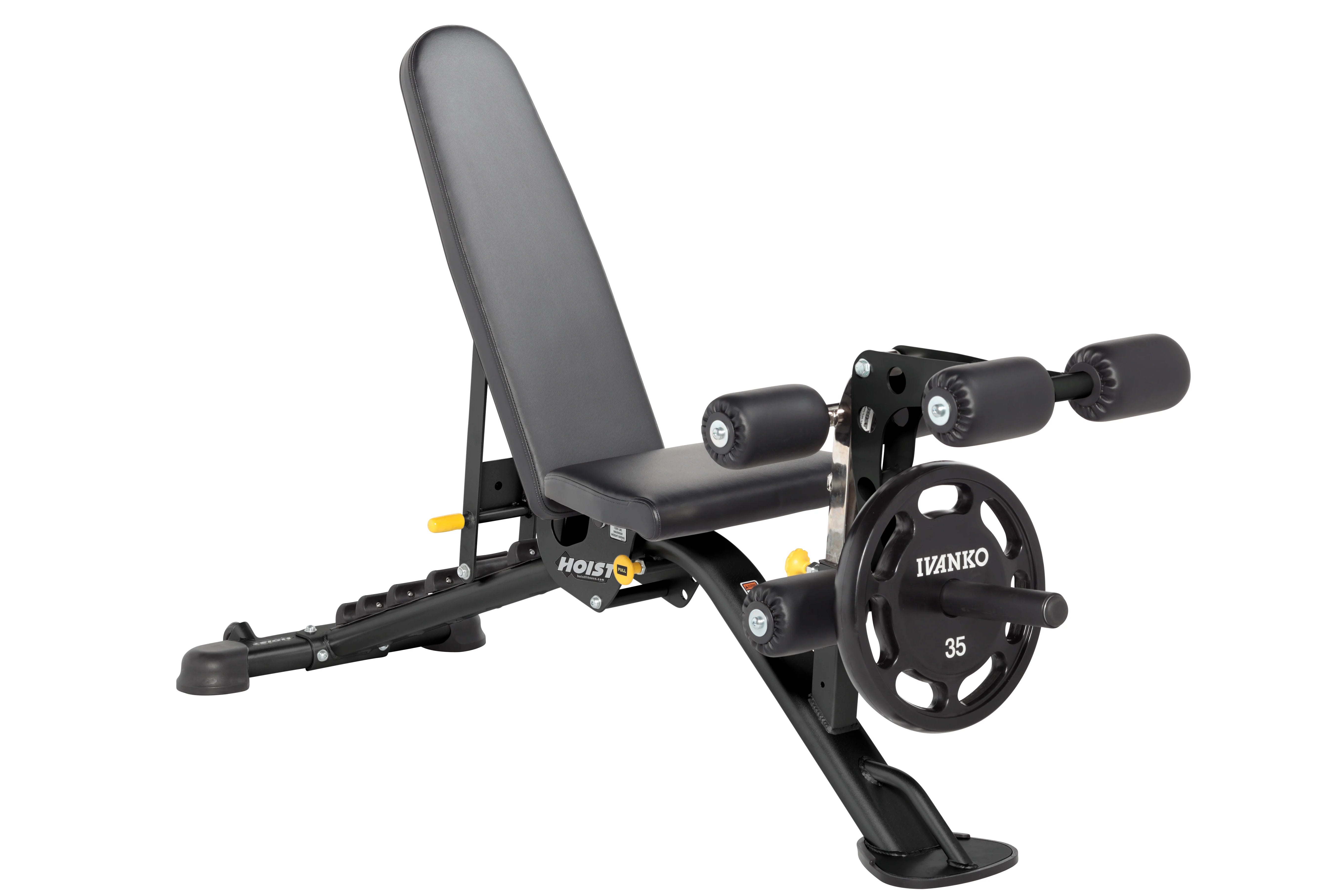 Hoist 7-Position Adjustable FID Bench (HF-5165) - Perfect for Home Gym Strength Training & Full-Body Workouts