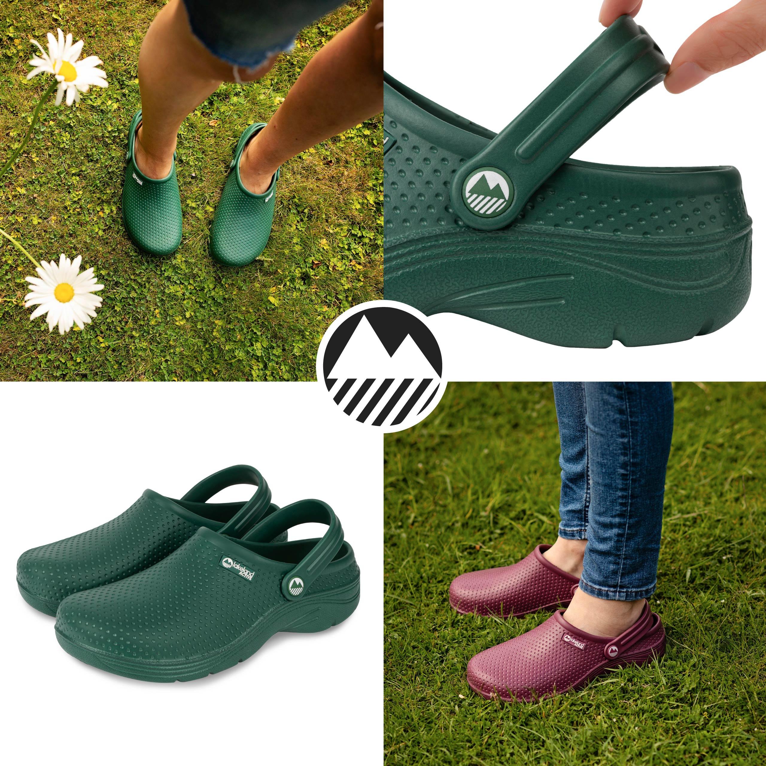 Women's Classic Garden Clogs - Comfortable Slip-Resistant Rubber Clogs for Gardening, Yard Work & Outdoor Activities
