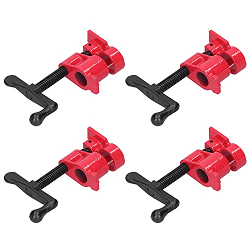 **Heavy-Duty Wood Gluing Pipe Clamps Set – Strong & Durable Woodworking Clamps with Large Clutch Plates – Perfect for DIY Projects, Furniture Making, and Woodworking Repairs**