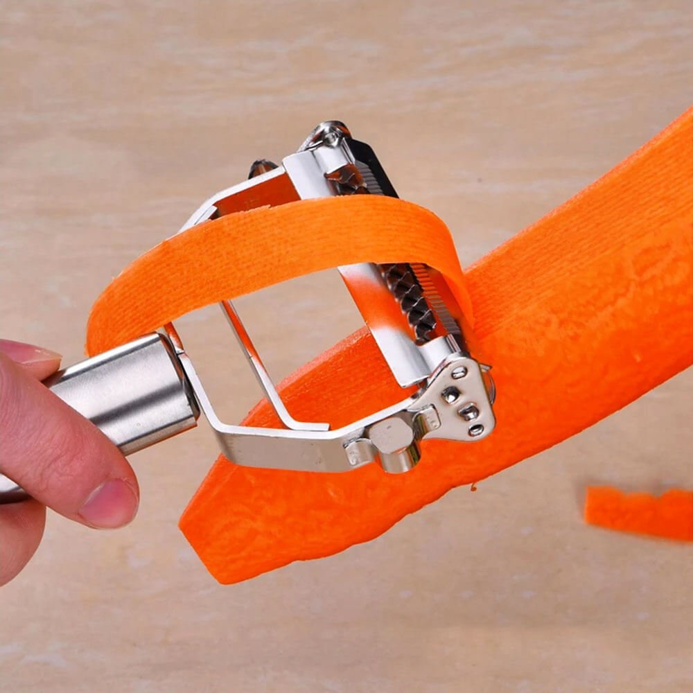 Premium Emilio Stainless Steel Vegetable Peeler - Ergonomic Kitchen Tool for Peeling Potatoes, Carrots & Fruits - Dishwasher Safe & Rust Resistant for Easy Cleaning