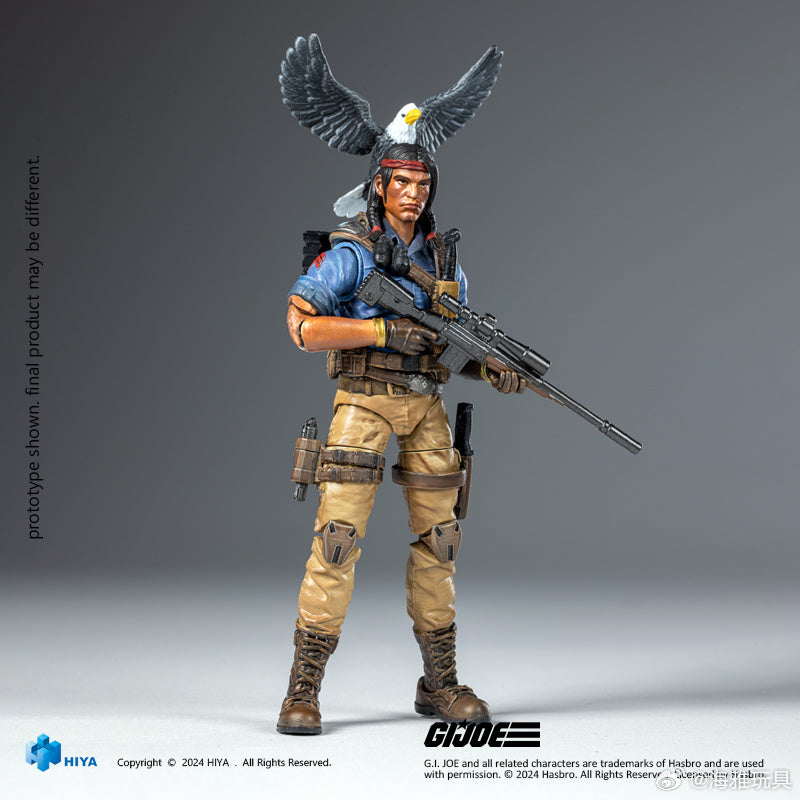 PRE ORDER - Hiya 1/18 Scale 4 Inch G.I. Joe Spirit Iron Knife Action Figure - Collectible Military Toy for Display & Play - Perfect for Fans & Collectors