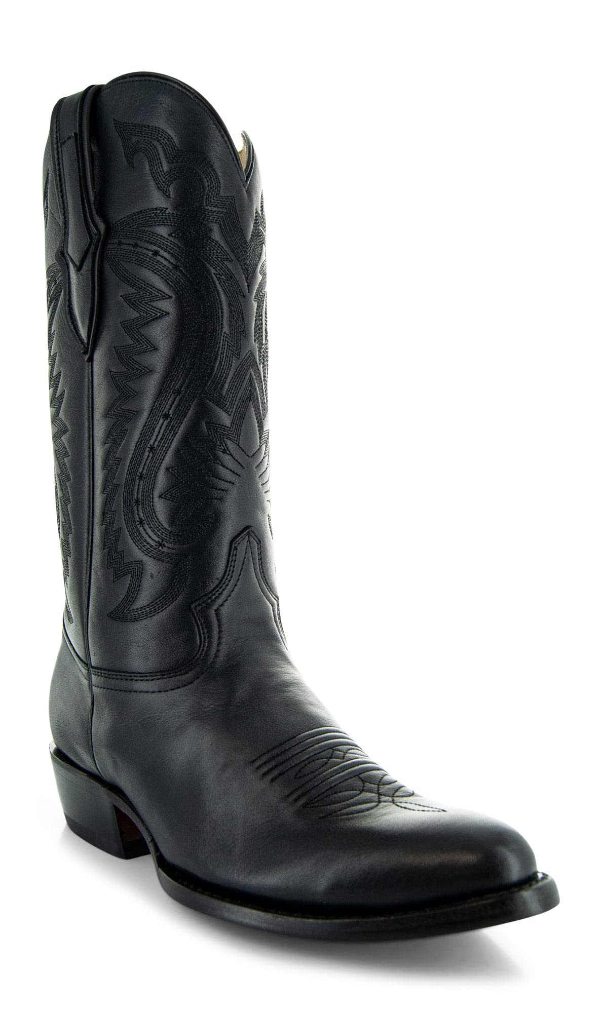Soto Boots Men's Classic Round Toe Cowboy Boots H7001 - Genuine Leather Western Boots for Men, Comfortable Riding & Work Boots - Perfect for Rodeo, Country Dancing & Outdoor Adventures