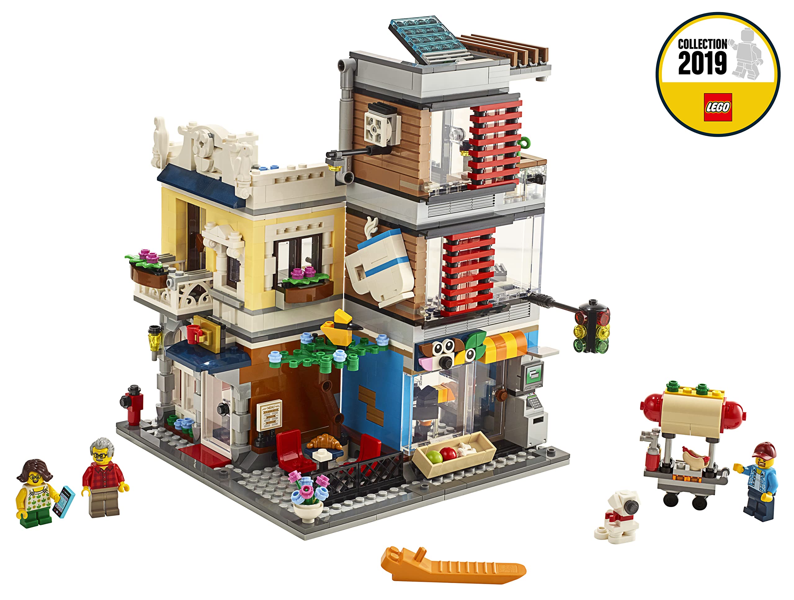 LEGO 31097 Creator 3-in-1 Pet Shop & Café Building Set - Creative Toy for Kids & Adults, Perfect for Home Decor, Gift Ideas & Collectible Display