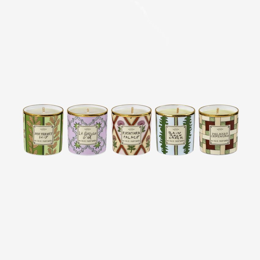 Ginori 1735 Profumi Luchino Tutti Frutti Scented Mini Candles Set of 5 - Perfect for Home Decor, Gift Giving & Aromatherapy Relaxation