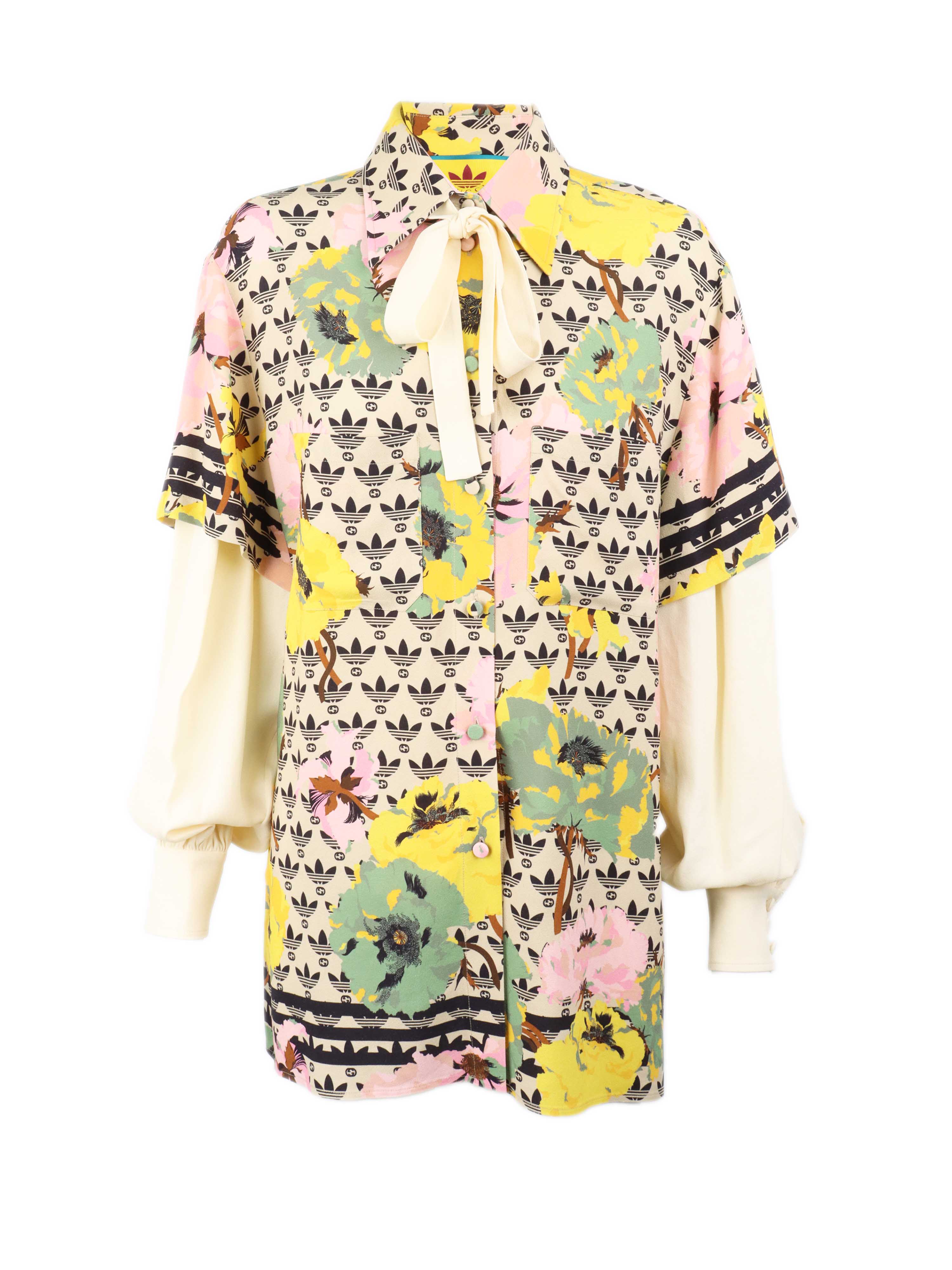 Gucci x Adidas GG Trefoil Poppy Shirt - Stylish Designer Collab T-Shirt for Men & Women | Perfect for Streetwear, Casual Outfits & Fashion Events