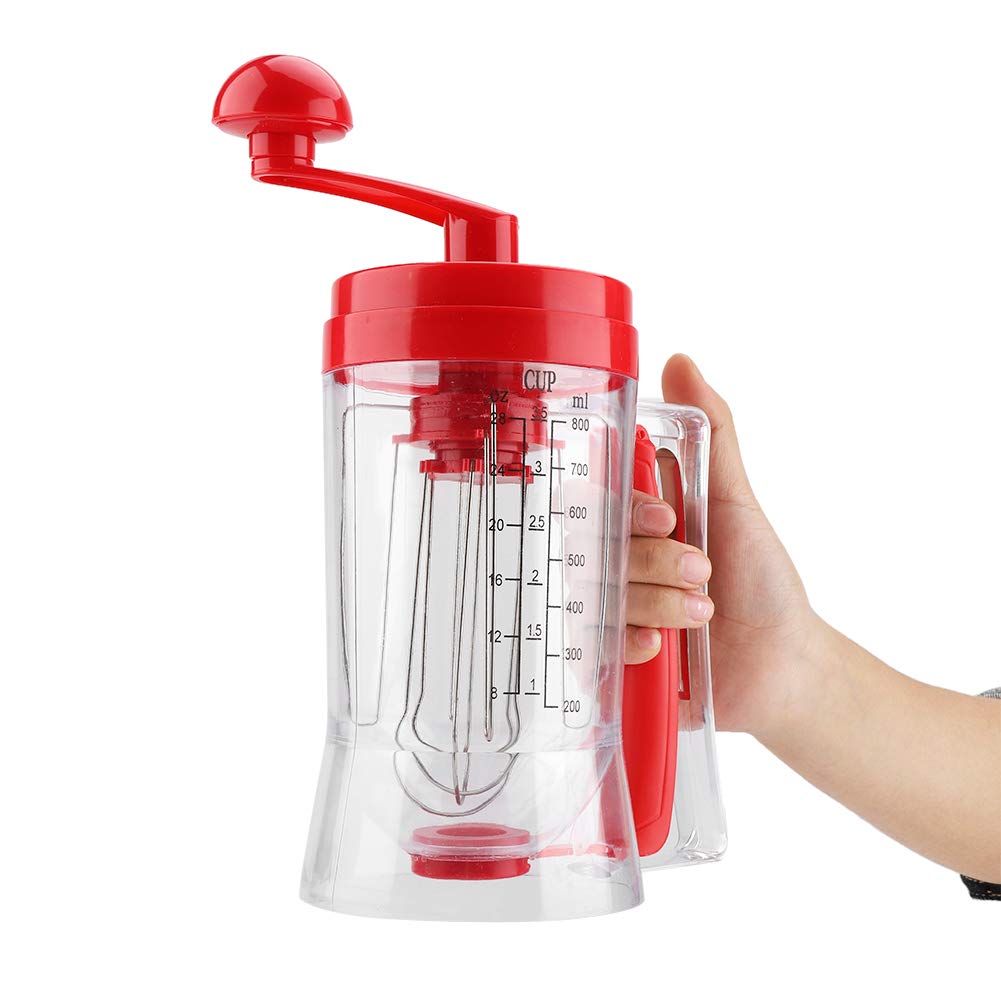 Manual Batter Mixer for Pancakes & Waffles - Baking Tool for DIY Cakes