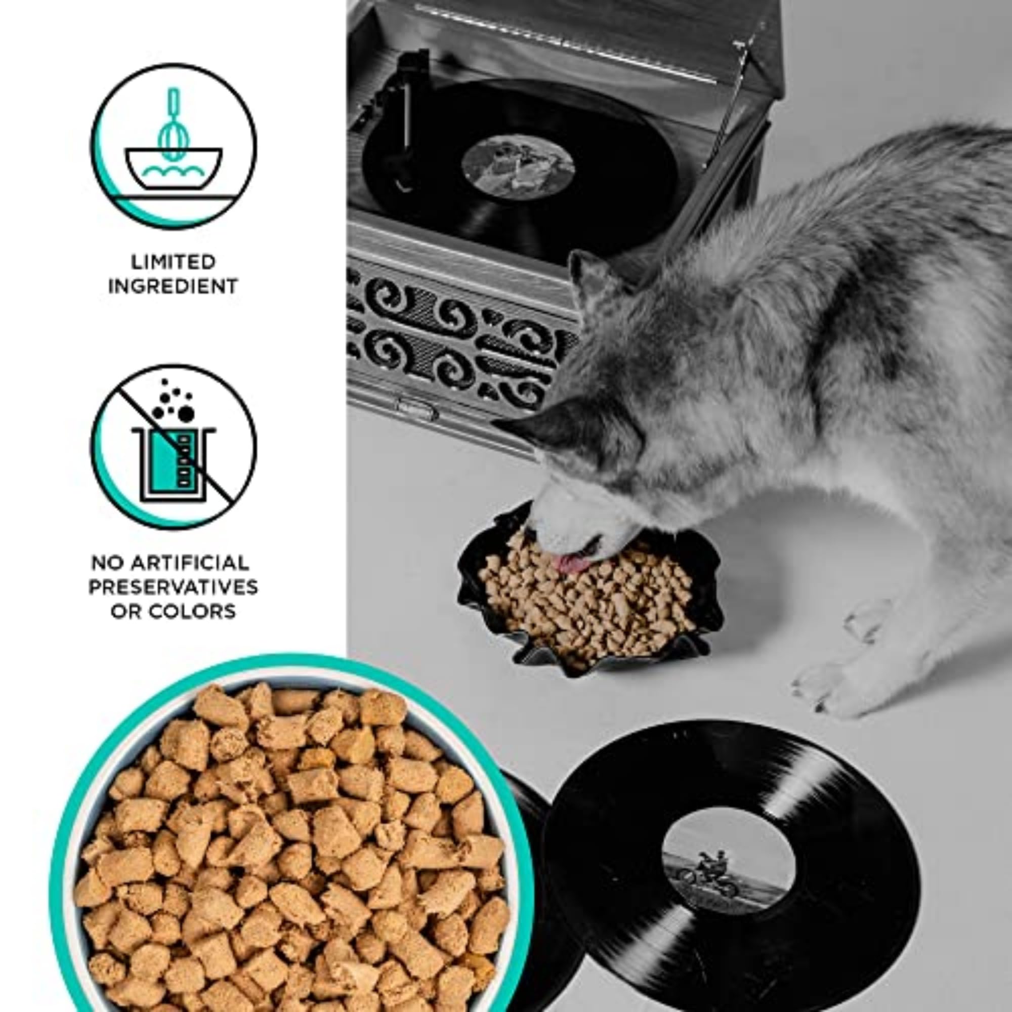 BIXBI Rawbble Freeze Dried Duck Recipe Dog Food - 4.5 oz | 95% Meat & Organs | Grain-Free, No Fillers | USA Made Small Batch Raw Dog Food for Meals, Treats & Food Toppers | Perfect for Travel, Camping & Home Feeding