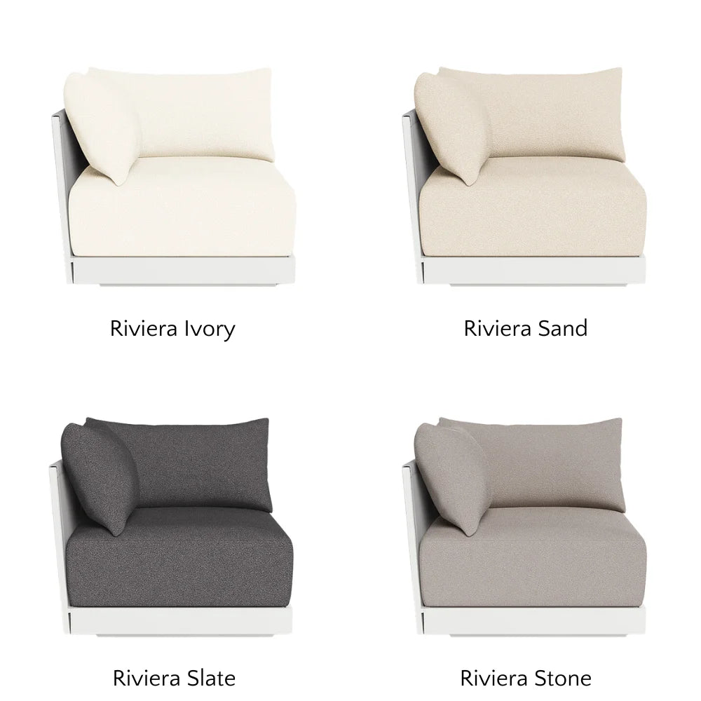 Antigua Outdoor Corner Sectional Sofa Set - Waterproof Wicker Patio Furniture with Cushions - Perfect for Backyard, Poolside & Garden Relaxation