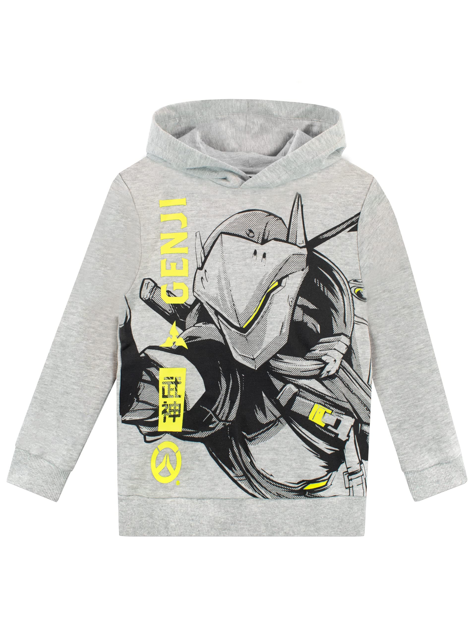 Overwatch Genji Boys Gaming Hoodie - Cool Anime Character Hooded Sweatshirt for Cosplay & Casual Wear