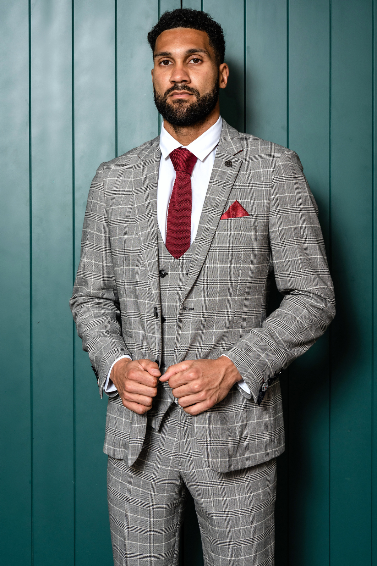 Sheffield United FC Wes Foderingham Ross Grey Check Suit - Official Football Jersey for Matchdays & Fan Events - Perfect for Game Day Outfits and Soccer Enthusiasts