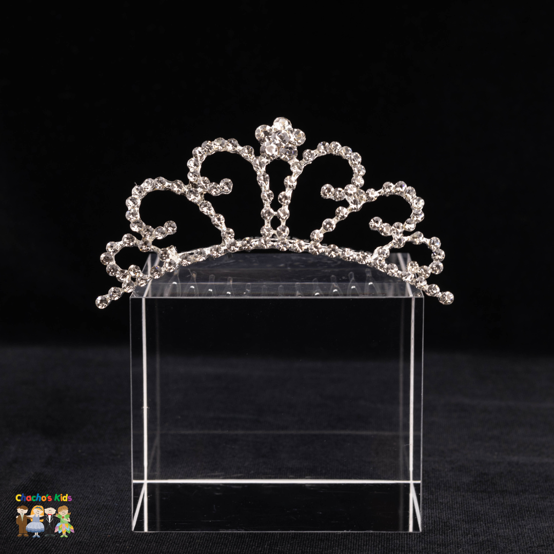 Girls Princess Tiara Crown (TR 759) - Sparkling Birthday Party Accessory for Little Girls, Dress Up & Pretend Play