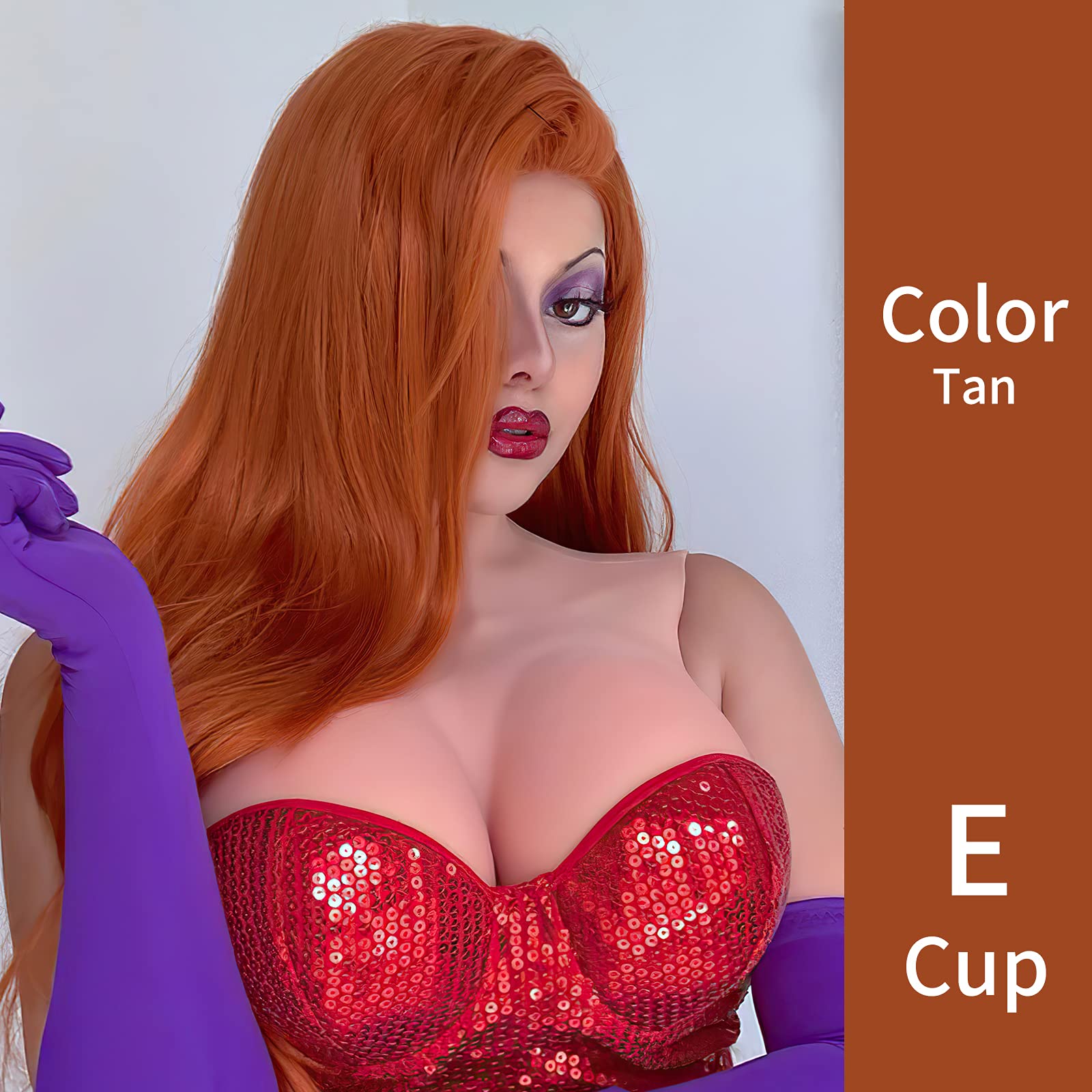 Premium Silicone Breastplate - Realistic Fake Boobs for Crossdressing, Cosplay & Drag Shows | Comfortable & Natural-Looking Breast Forms for Costumes & Performances