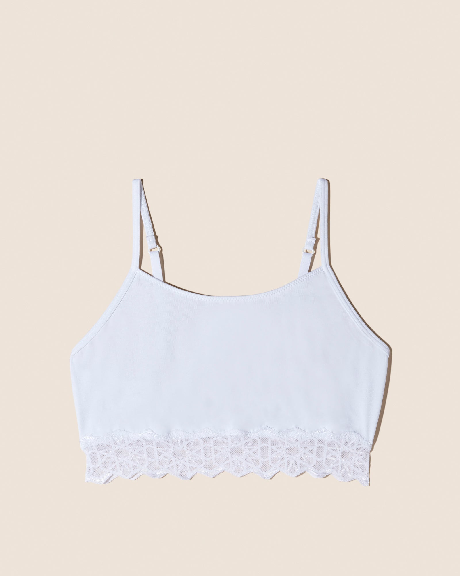 Avi Cotton Scoop Neck Tween Bralette - Soft Comfortable Training Bra for Girls, Perfect for Sports, Dance & Everyday Wear