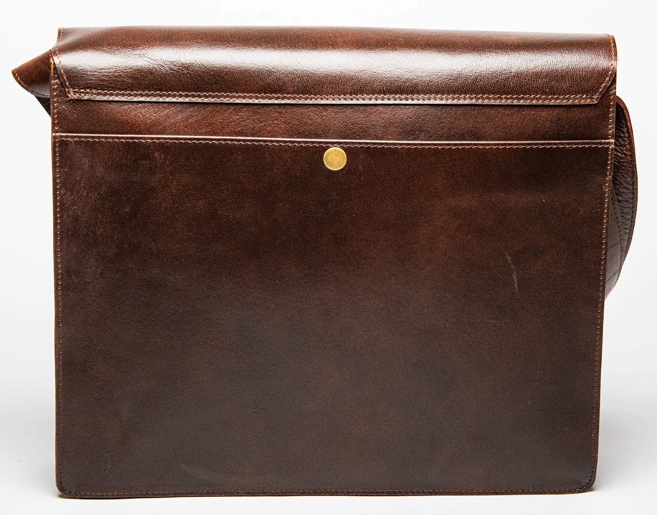 Premium Full Grain Leather Laptop Messenger Bag for Men & Women - Durable Crossbody Shoulder Bag for Business, Travel & Work - Fits 15.6 Inch Laptop & Essentials
