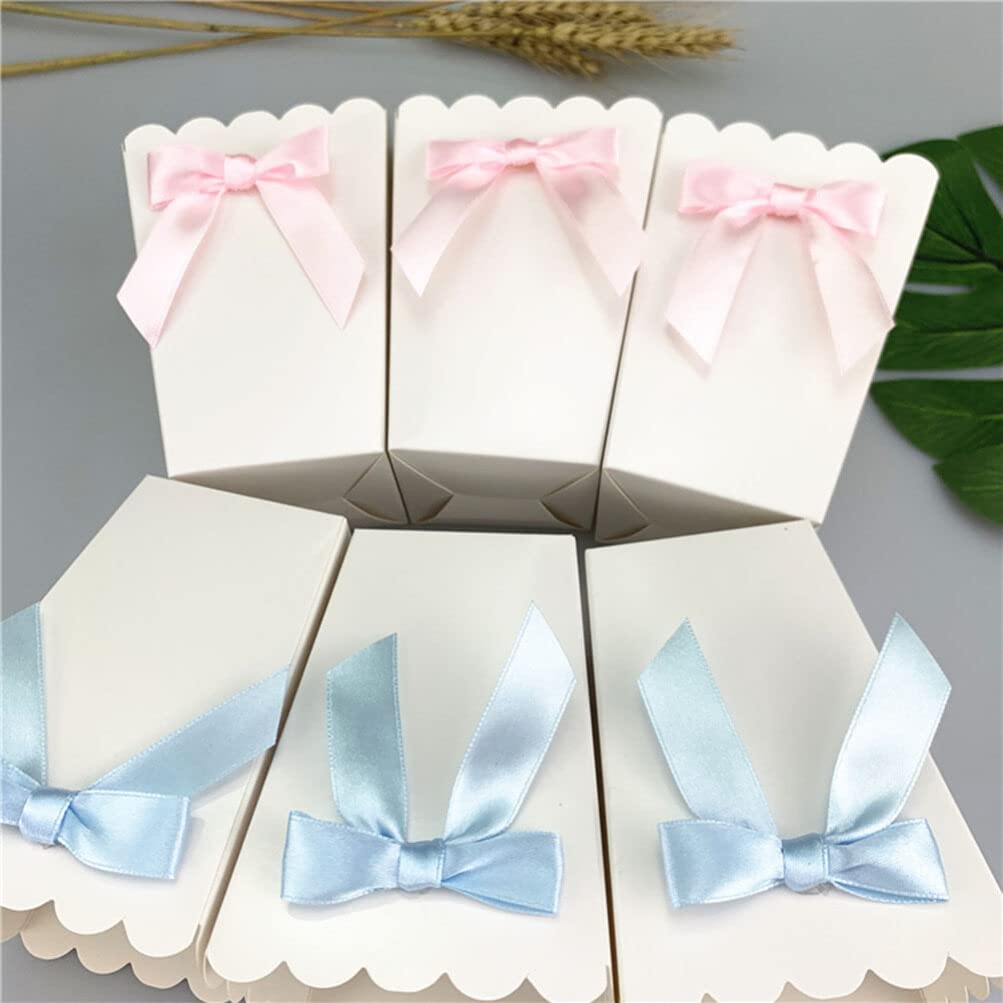 Kisangel 12-Piece Movie Theater Popcorn Box Set - Reusable Snack Containers for Candy, Popcorn & Treats with Decorative Blue Bow | Perfect for Parties, Movie Nights & Home Decor