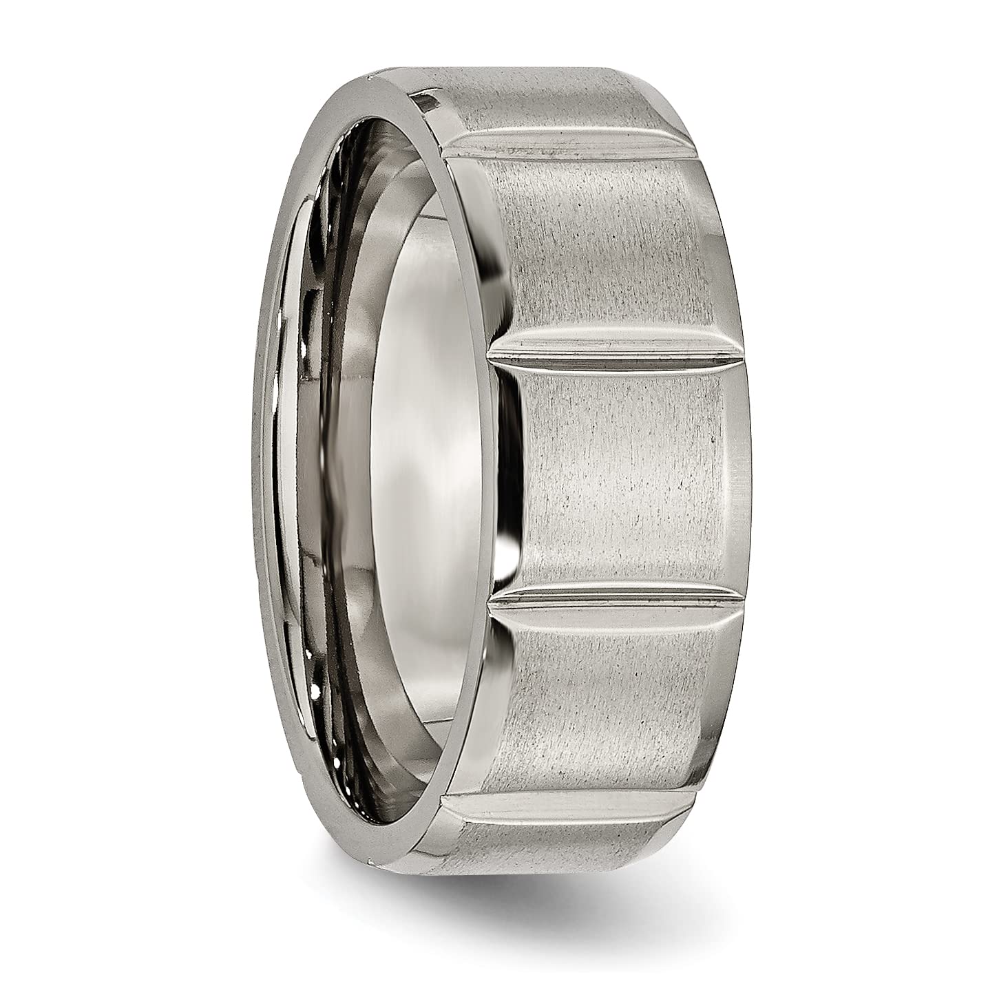 Titanium Wedding Band Ring for Men & Women - 8mm Comfort Fit - Durable & Hypoallergenic - Perfect for Engagement, Anniversary & Everyday Wear