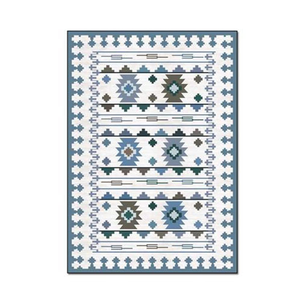 Vintage Boho Area Rugs - 5x7 Feet Persian Style Distressed Carpet for Living Room, Bedroom, Kitchen Runner & Bathroom Mat - Bohemian Abstract Modern Home Decor Rug - Indoor/Outdoor Use for Cozy Boho Chic Spaces (55.1