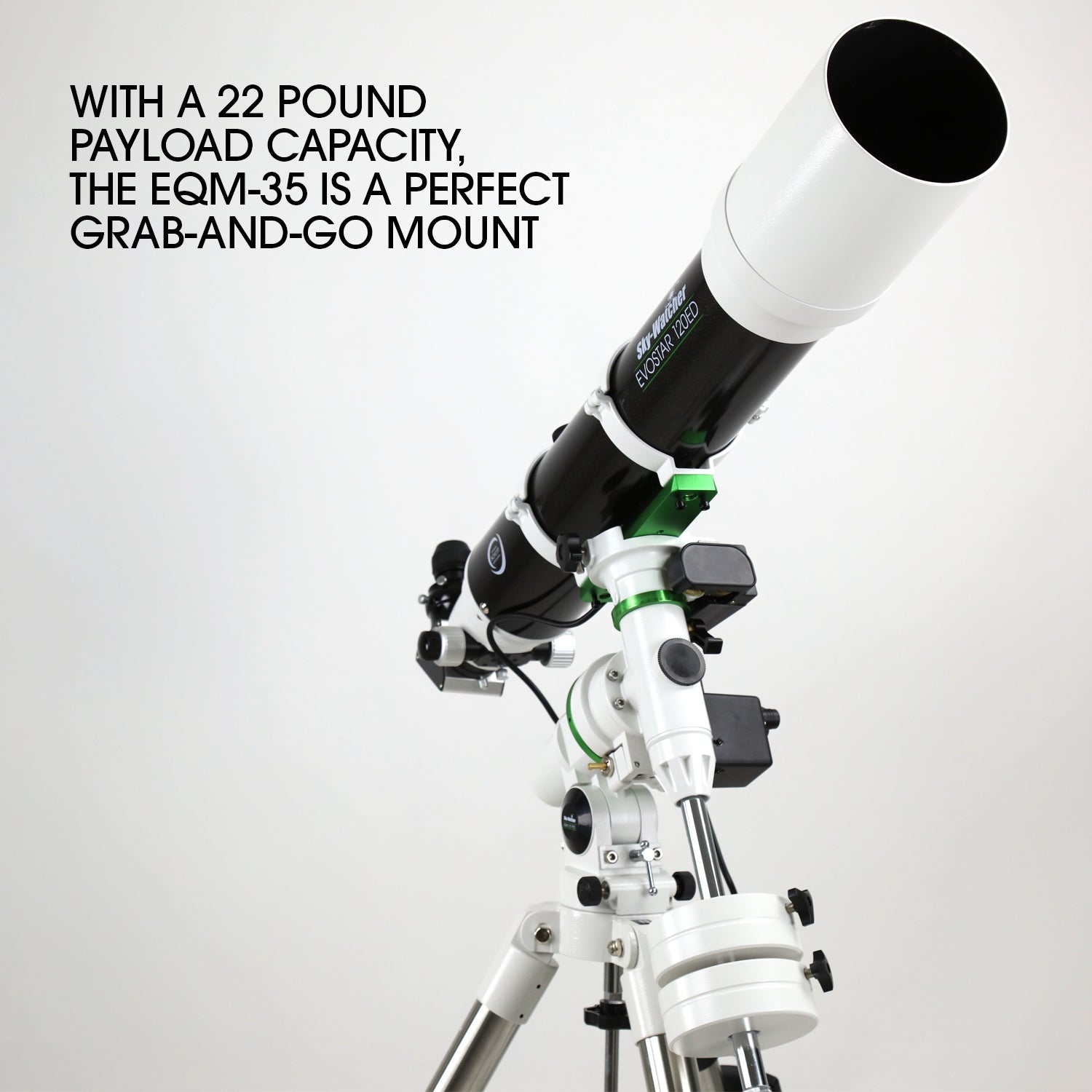 Sky Watcher EQM-35 Pro Equatorial Telescope Mount for Astrophotography & Stargazing - Perfect for Backyard Astronomy & Night Sky Observation