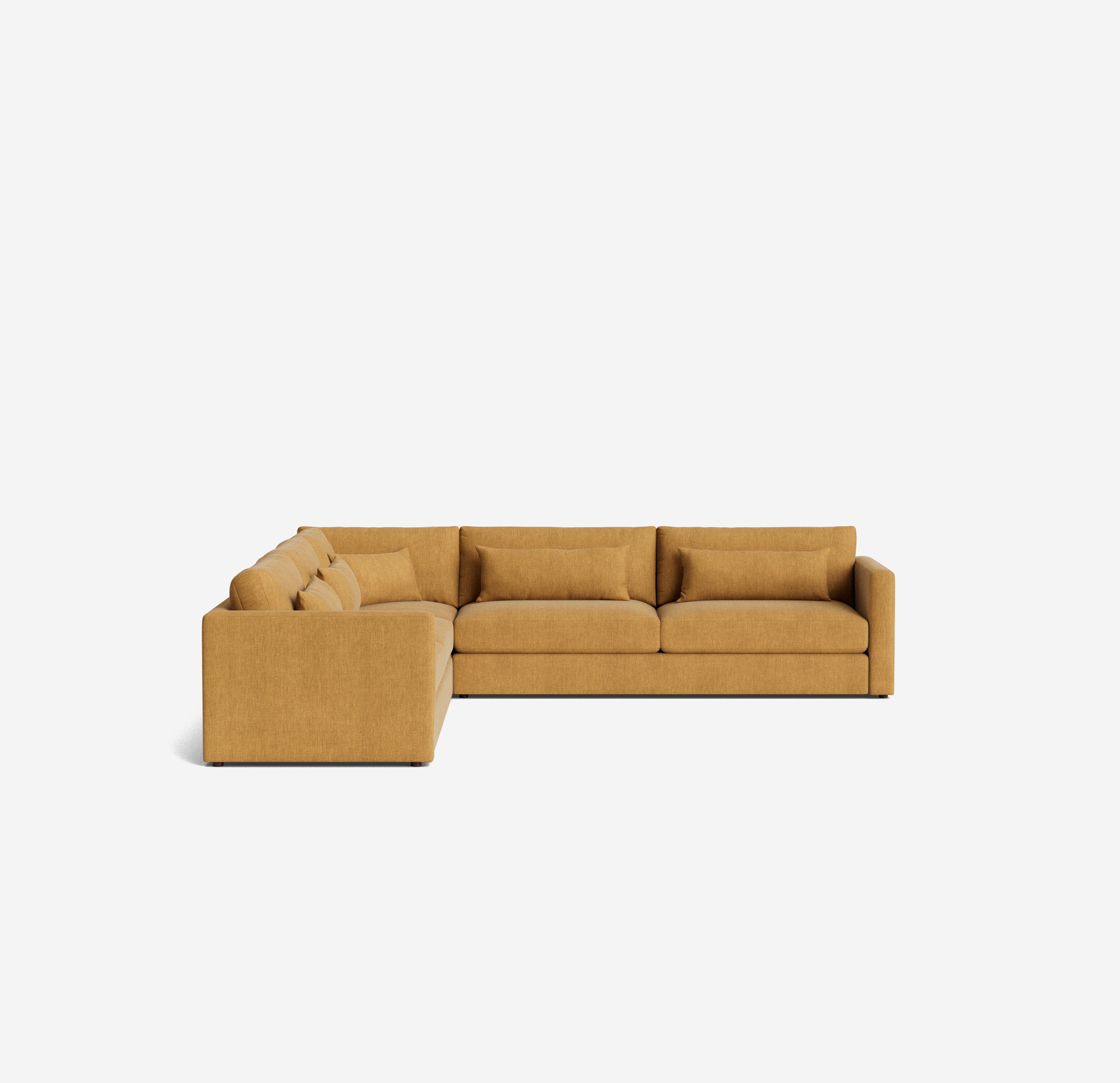 Durham Corner Sectional Sofa - Modern L-Shaped Couch with Storage | Comfortable Living Room Furniture for Small Spaces & Apartments