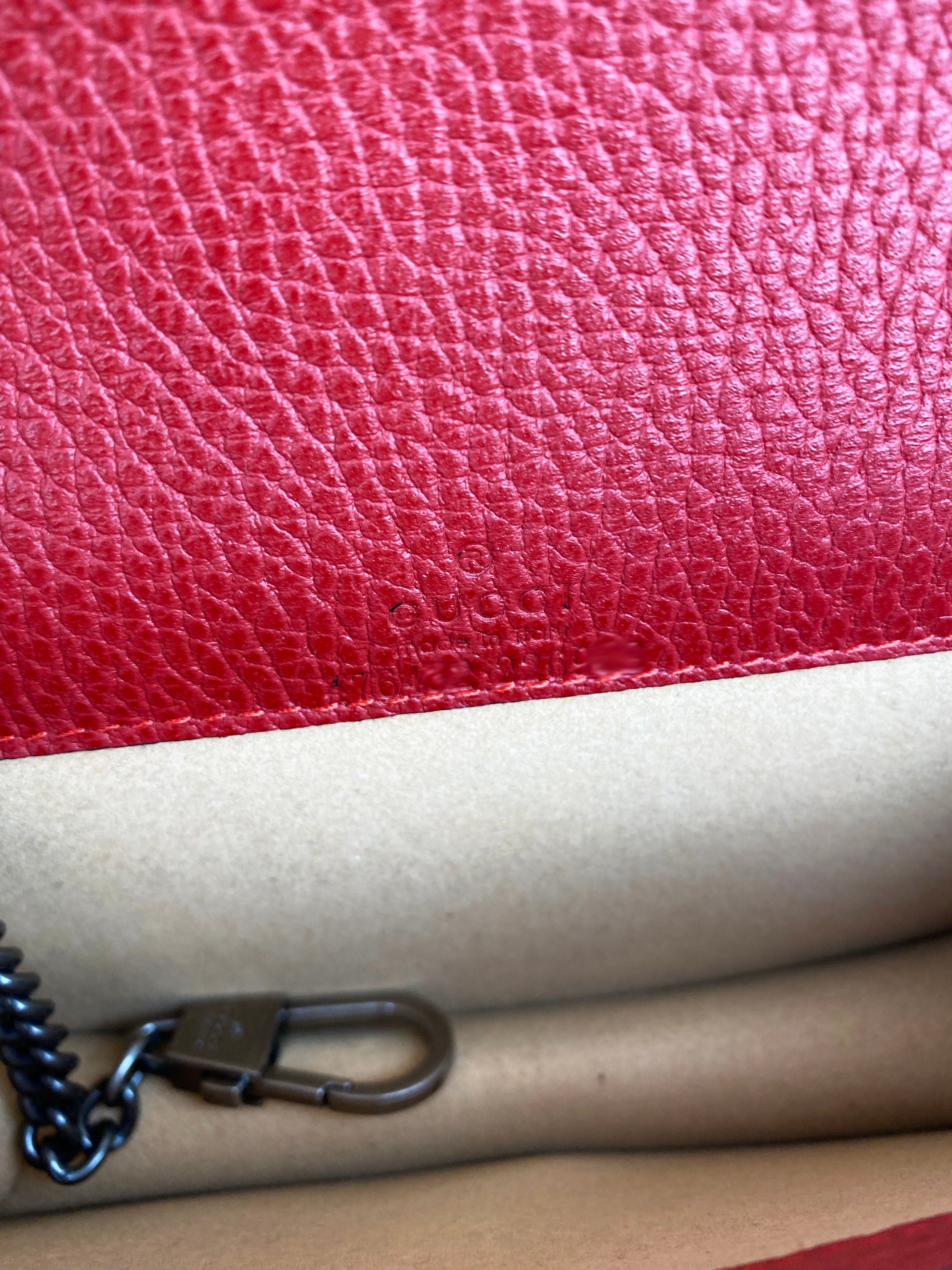 Gucci Red Super Mini Dionysus Bag - Luxury Crossbody Bag for Women | Perfect for Parties, Dates & Evening Events