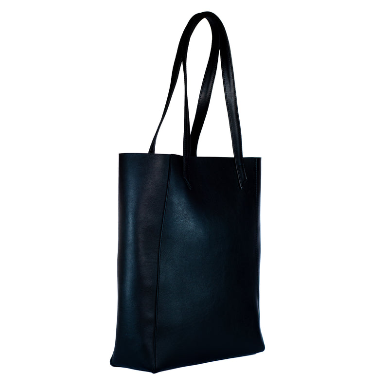 Canussa Classic Black Tote Bag - Stylish & Durable for Work, Travel & Everyday Use