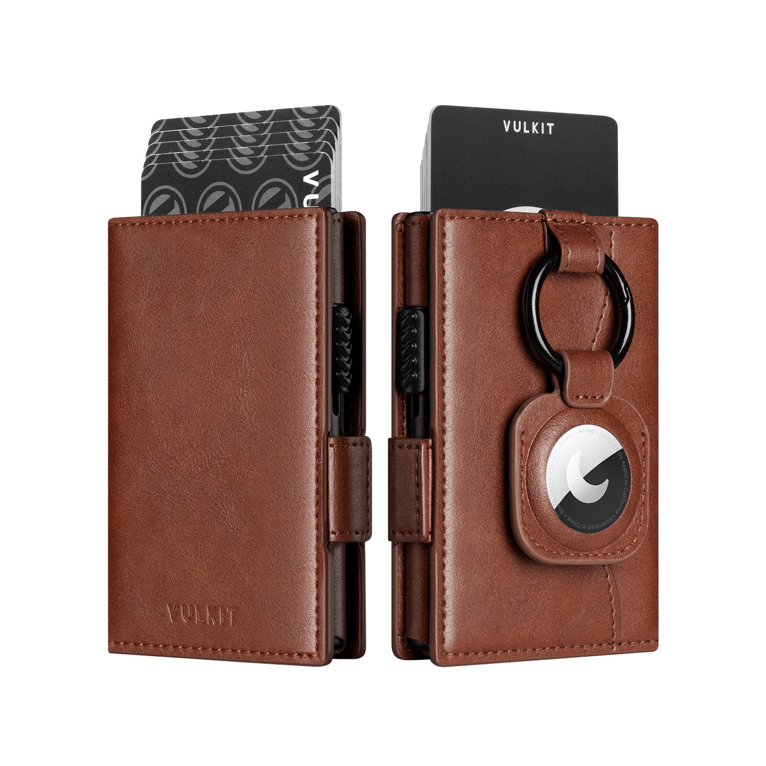 VC309 Slim RFID Blocking Wallet with Side Slider Mechanism & Magnetic Closure - Compatible with Apple AirTag (Perfect for Travel, Business & Everyday Use)