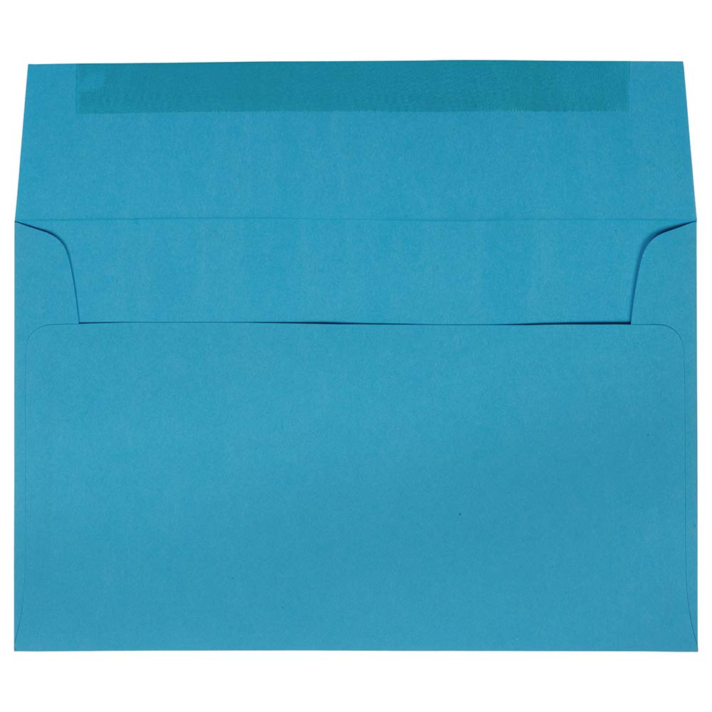 JAM PAPER A10 Colored Invitation Envelopes 6x9.5 Inches - 1000 Pack Bulk Blue Recycled Paper Envelopes for Wedding, Party & Business Invitations