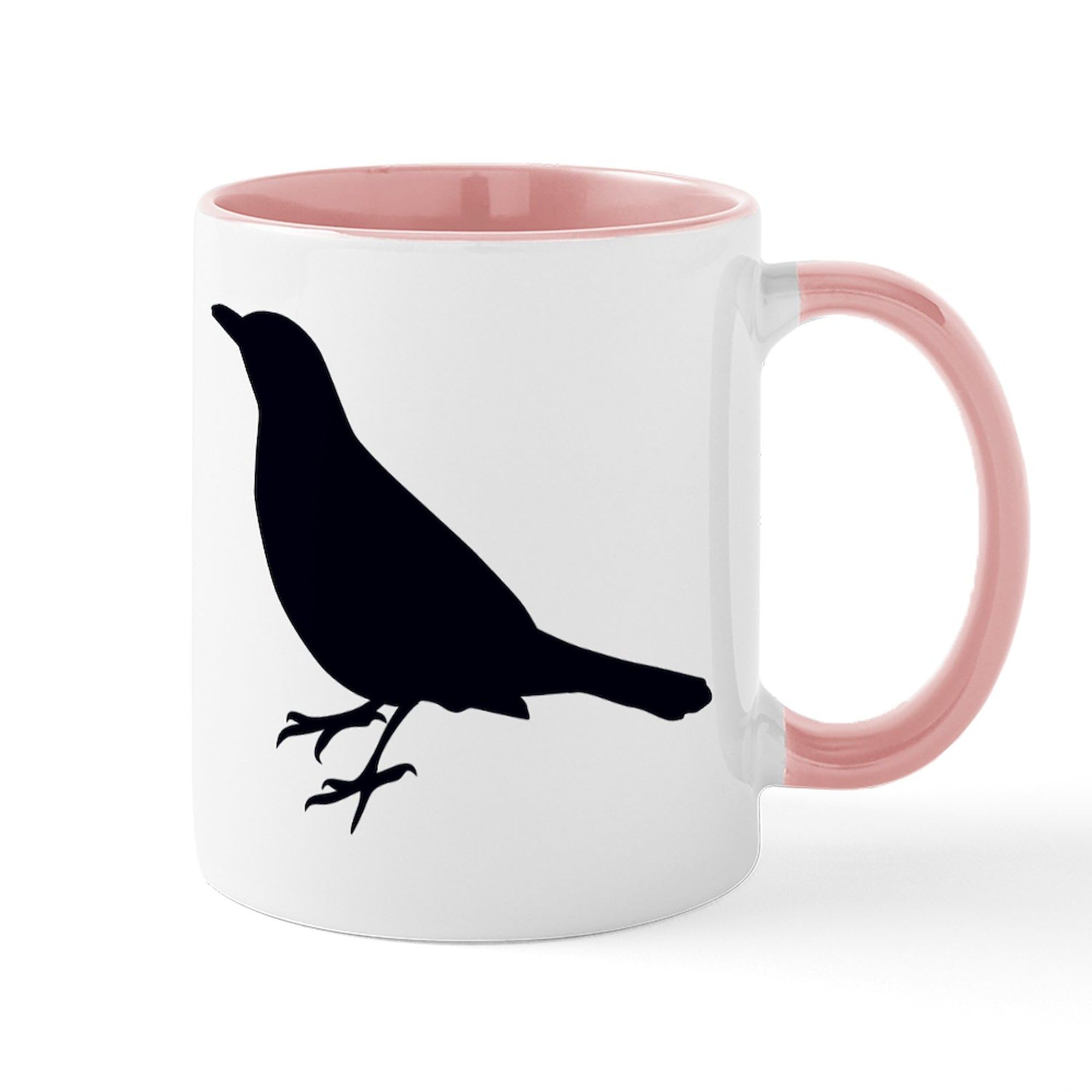 Blackbird Silhouette Ceramic Coffee Mug 11 oz (325 ml) - Perfect for Home, Office & Gifts - CafePress