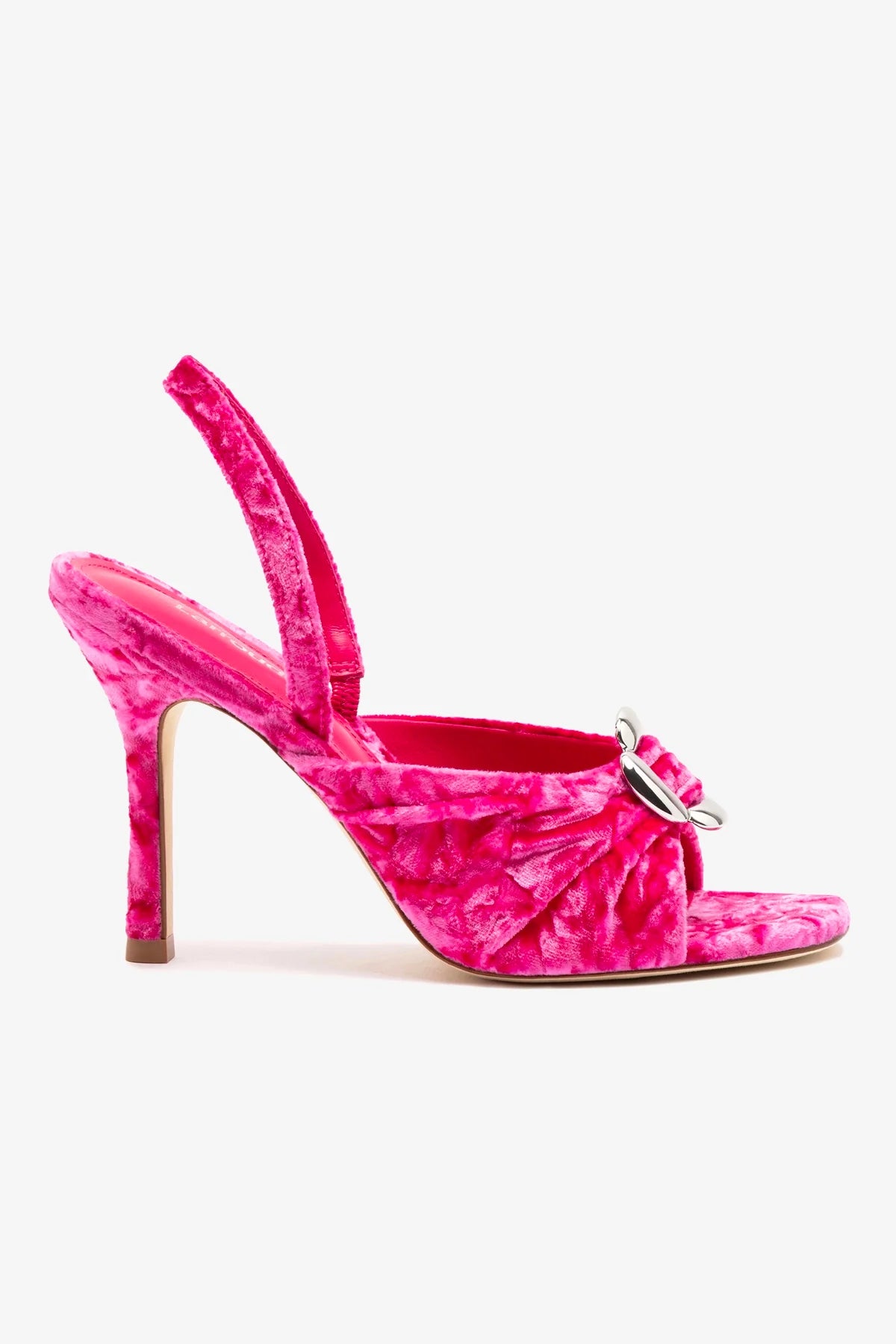 Mayfair Women's Pink Velvet Sandals - Comfortable Summer Casual Shoes for Beach, Wedding & Outdoor Activities