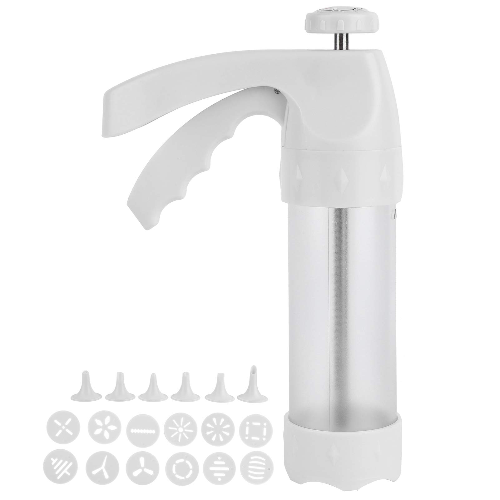 ZYHHDP Cookie Press Gun Set - 32 Nozzle Biscuit Cutter Molds for Cake Decorating, Baking Tools for DIY Cookies, Pastries & Desserts (Perfect for Holidays, Parties & Home Baking)