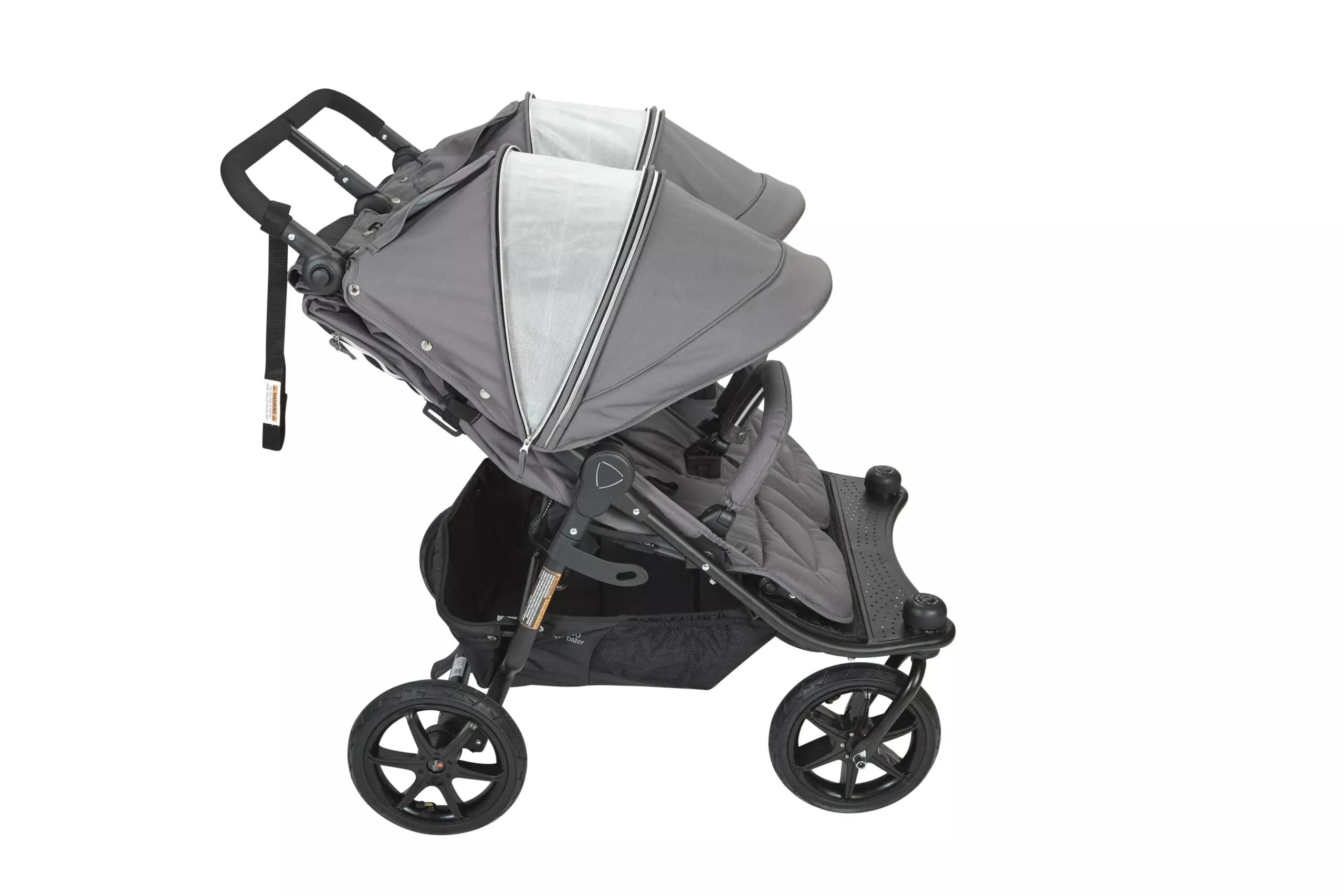Valco Baby Duo X Double Stroller - Lightweight & Compact Side by Side Stroller for Twins - Perfect for Travel, Shopping & Outdoor Adventures