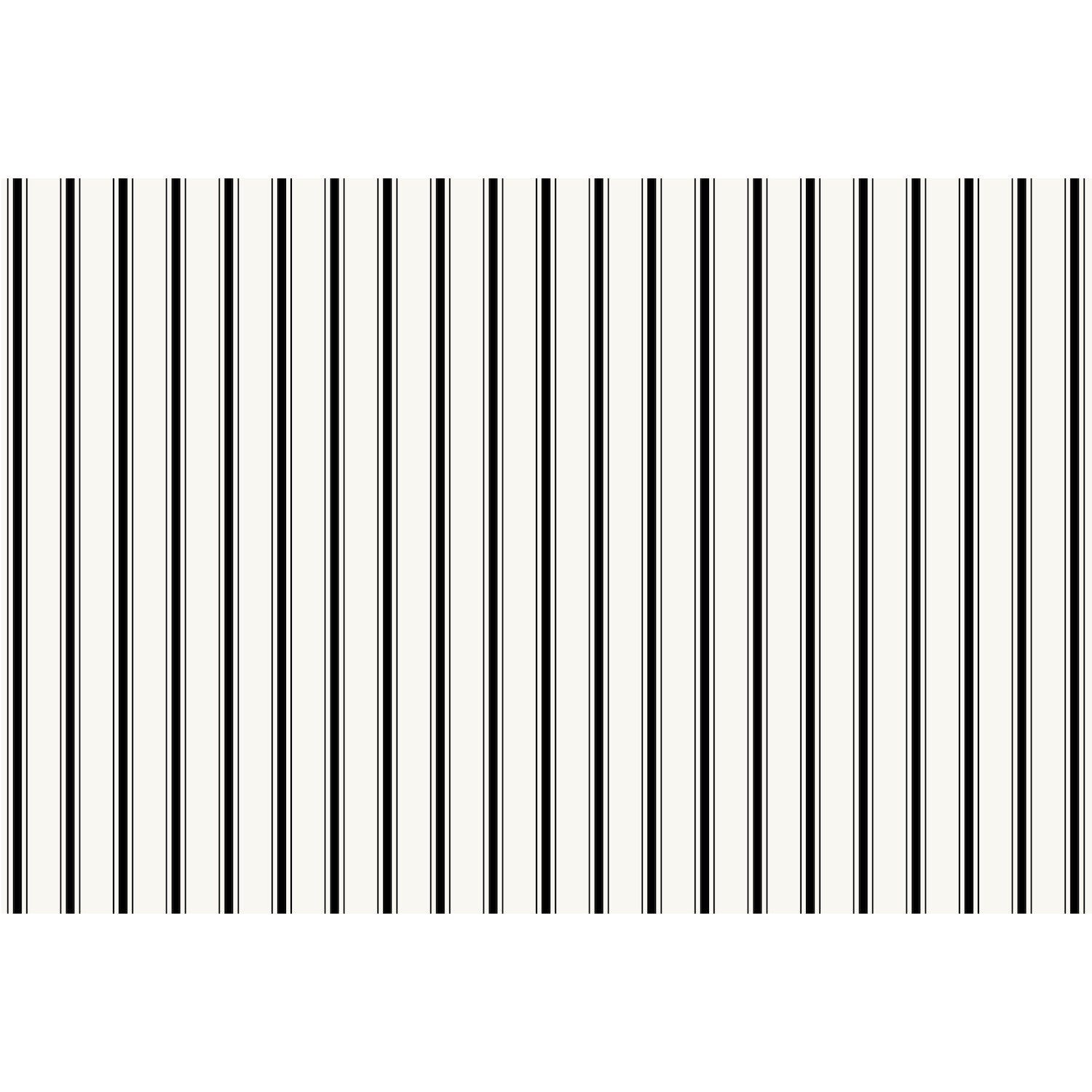 Elegant Black Ribbon Stripe Placemat Set - Waterproof & Heat-Resistant Table Mats for Dining, Parties, and Home Decor - 12 Pack Washable Placemats for Everyday Use and Special Occasions