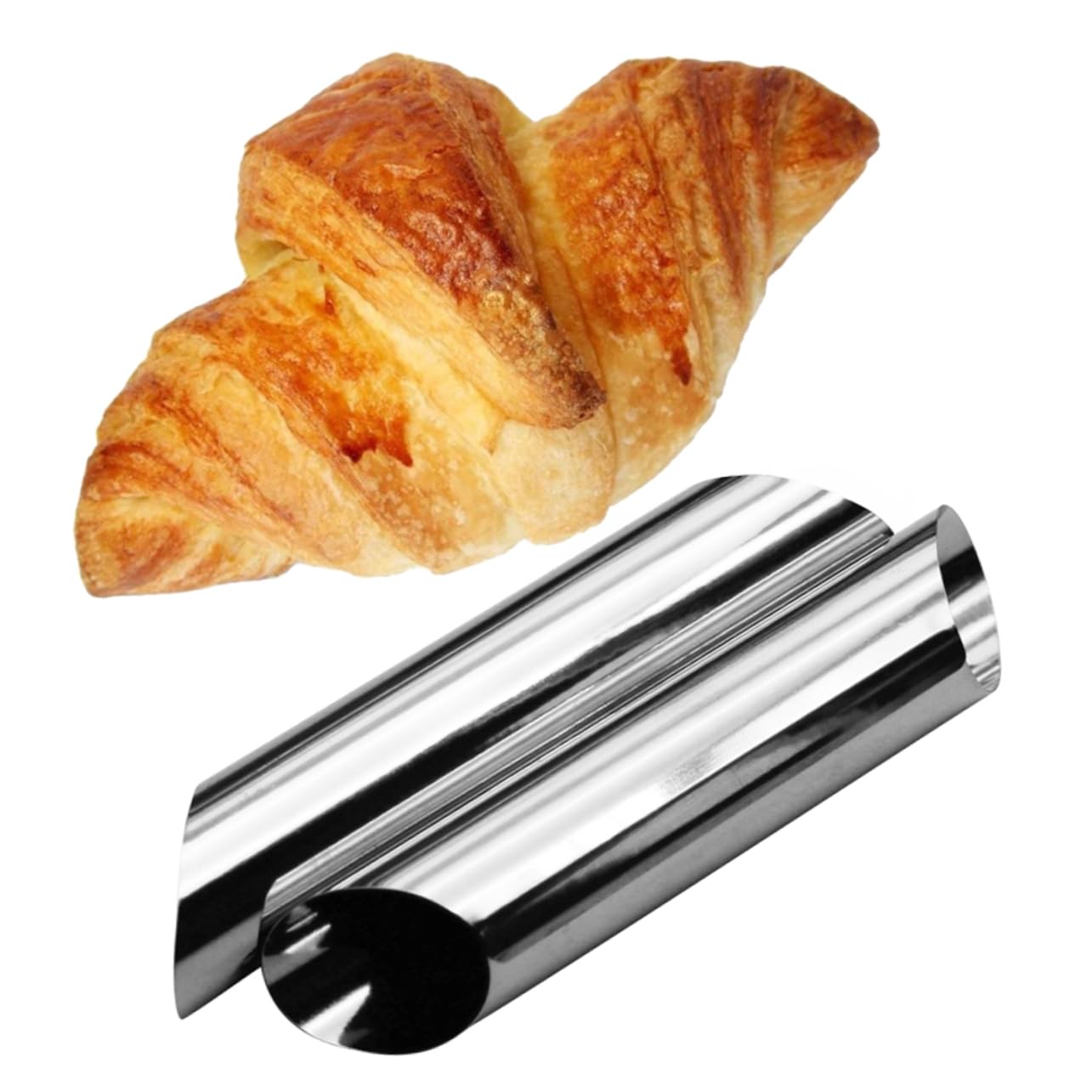 6-Piece Stainless Steel Cream Horn Molds - Professional Pastry Tubes for Baking, Dessert Making & Cake Decorating - Perfect for Bakery, Home Kitchen & Party Treats