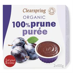 Organic 100% Prune Puree by Clearspring - 200g | Natural Sweetener for Baking, Baby Food & Smoothies | Vegan & Gluten-Free