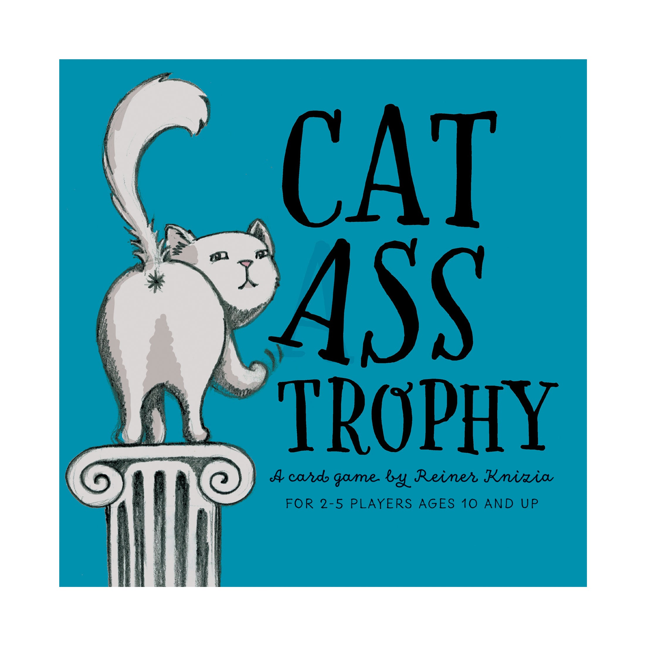Funny Cat Butt Trophy Award - Hilarious Novelty Gift for Cat Lovers - Perfect for Office Pranks, White Elephant Parties & Pet Lover Gifts