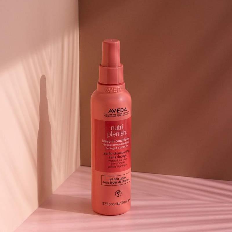 Aveda Nutriplenish Leave-In Conditioner Spray - Travel Size (3.4 oz) for Hydration & Repair | Perfect for On-the-Go Hair Care, Gym, Travel & Daily Use