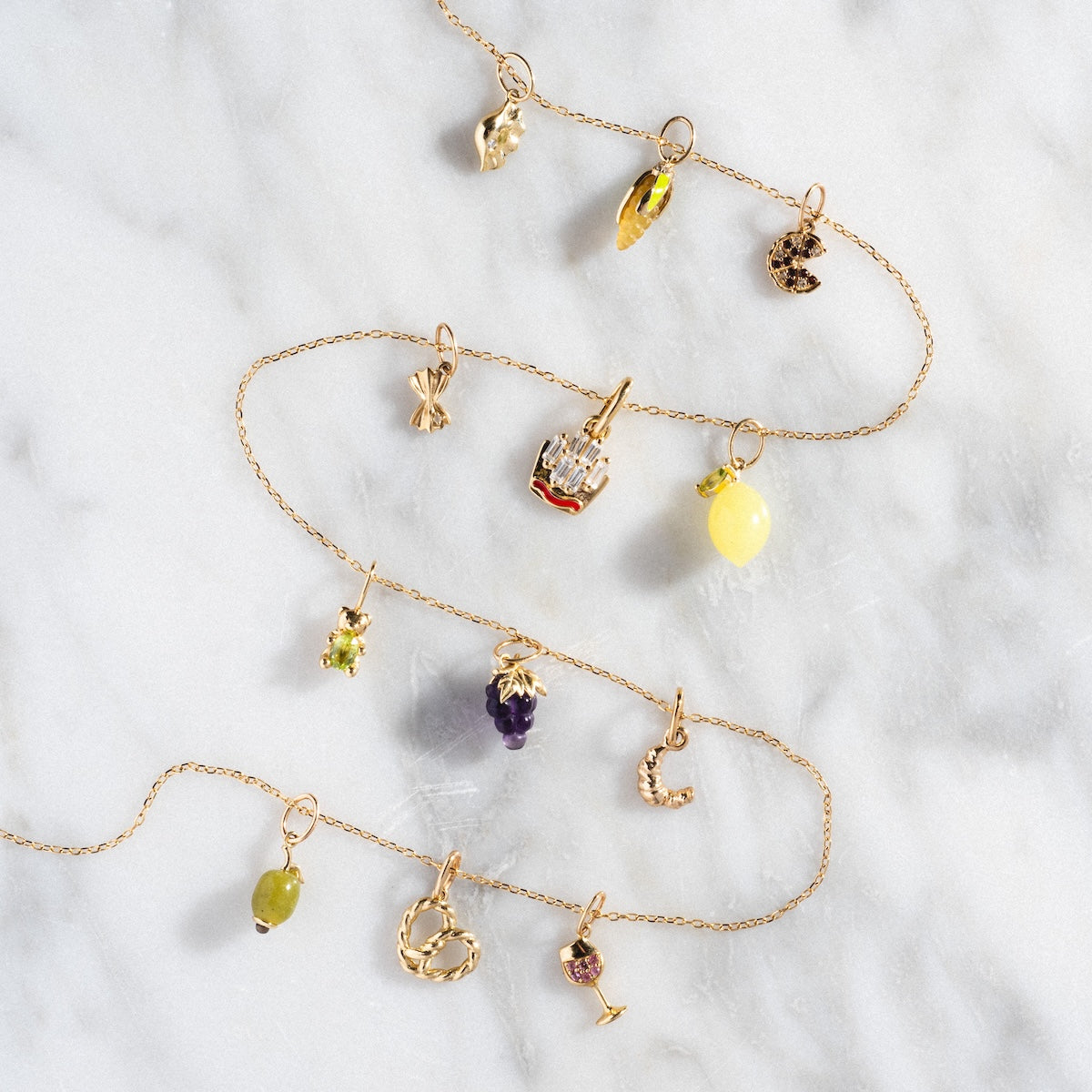 Solid Gold Foodie Charm - Elegant Gold-Plated Food Lover Necklace for Women | Perfect Gift for Chefs, Bakers & Cooking Enthusiasts | Ideal for Birthday, Anniversary & Culinary Events
