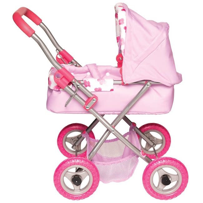 Manhattan Toy Stella Collection Buggy - Adorable Plush Stroller for Baby Dolls | Perfect for Imaginative Play, Gift for Toddlers & Kids | Great for Indoor & Outdoor Pretend Play